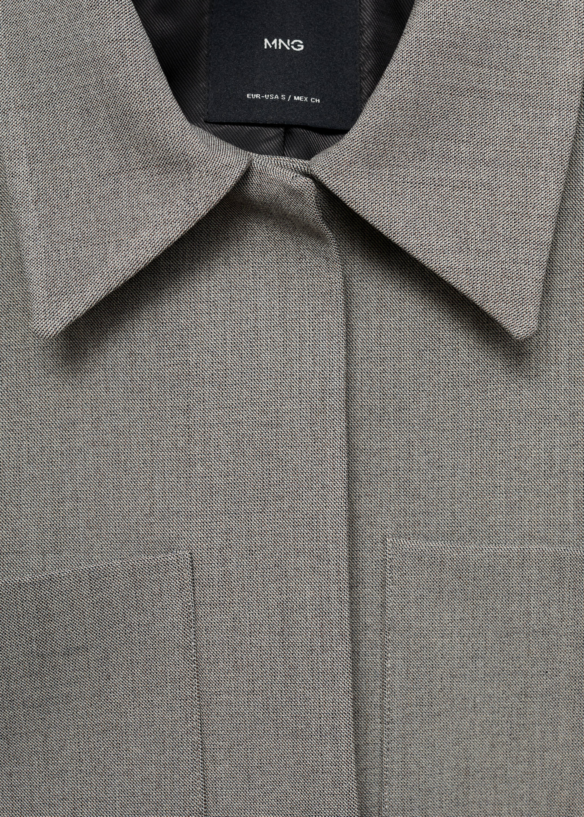 Cropped jacket with pockets - Details of the article 8