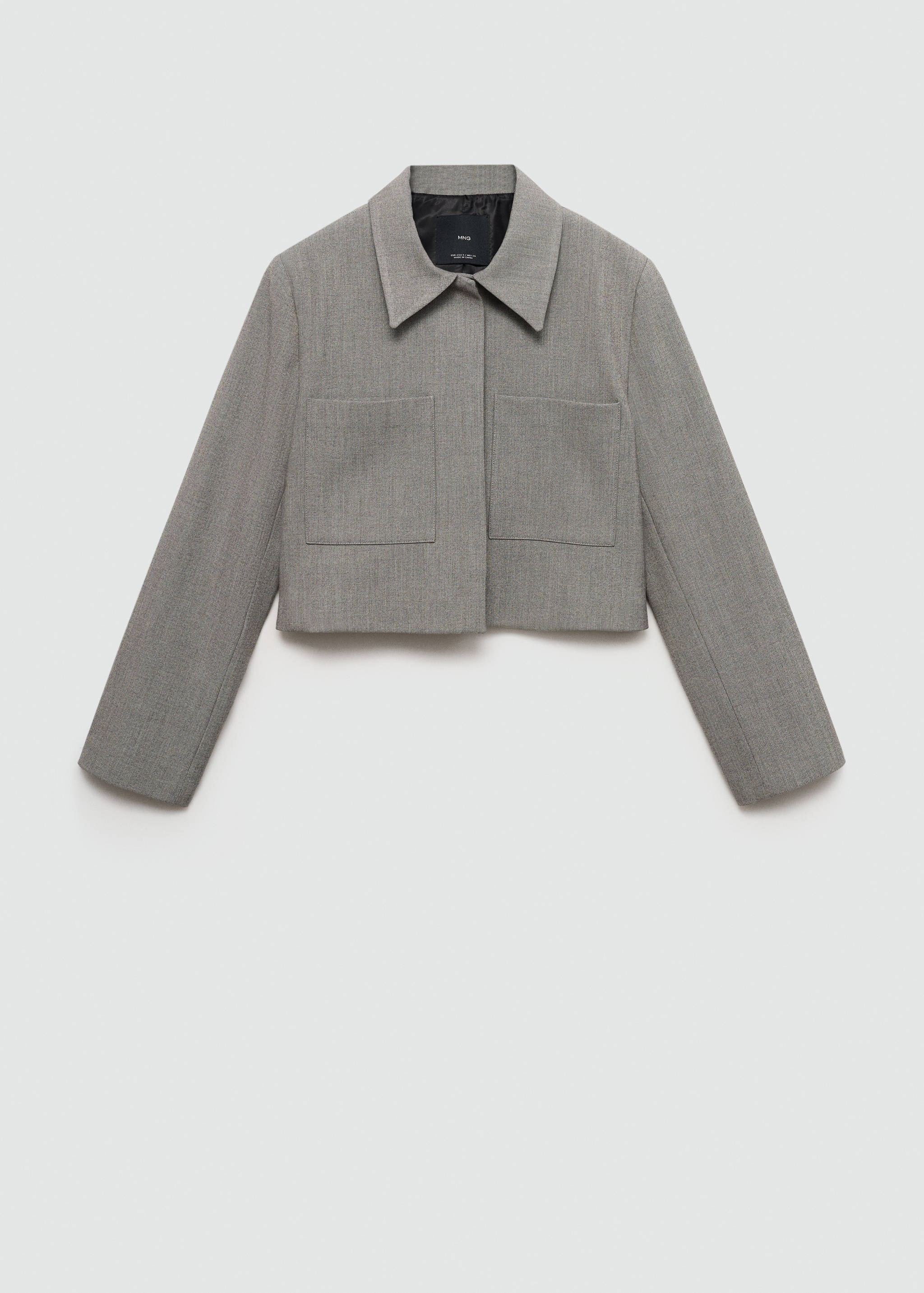 Chaqueta crop bolsillos - Artículo sin modelo