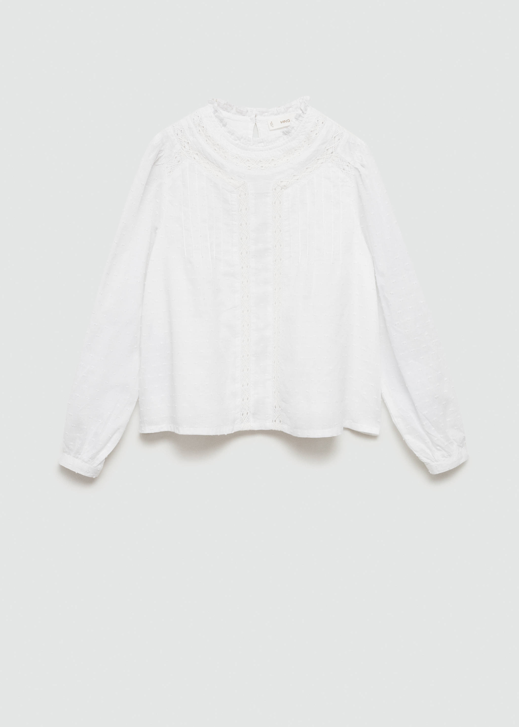 Embroidered cotton blouse - Article without model