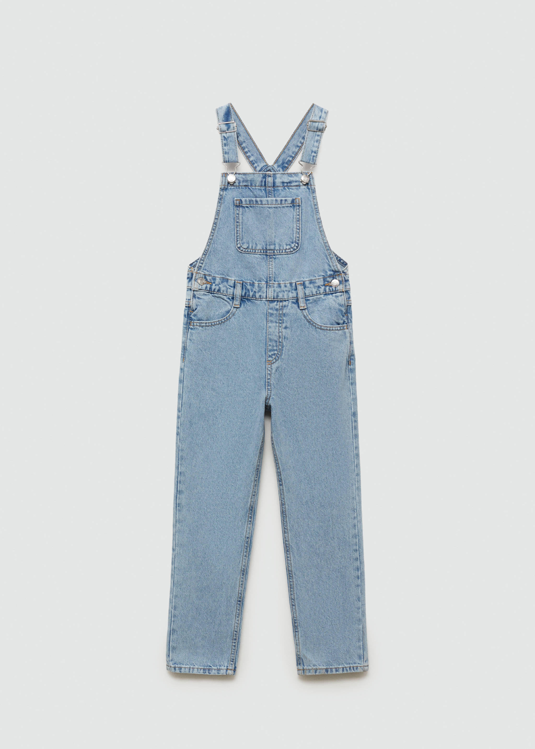 Long denim dungarees - Article without model