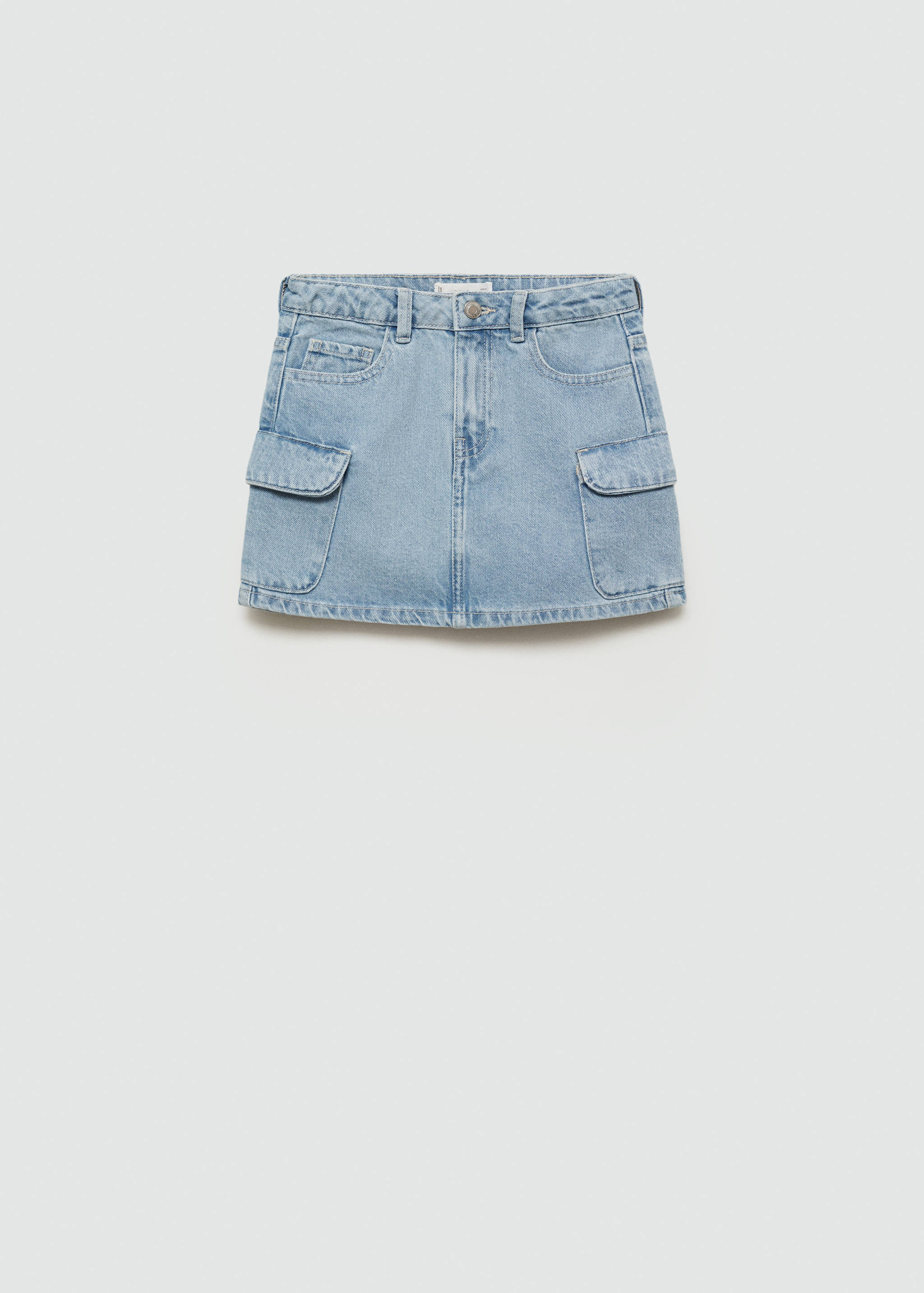 Denim cargo skirt - Article without model