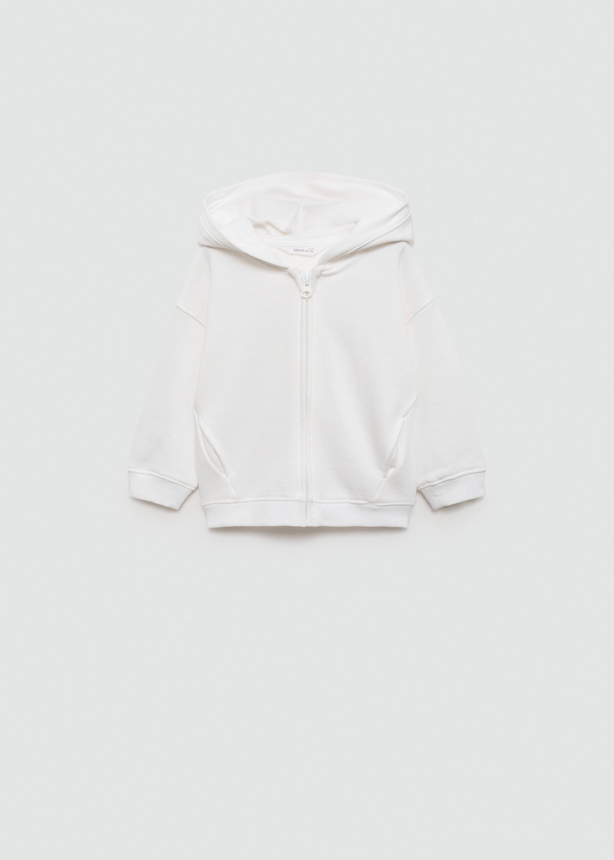 Sweatshirt i bomull med hette - Artikkel uten modell