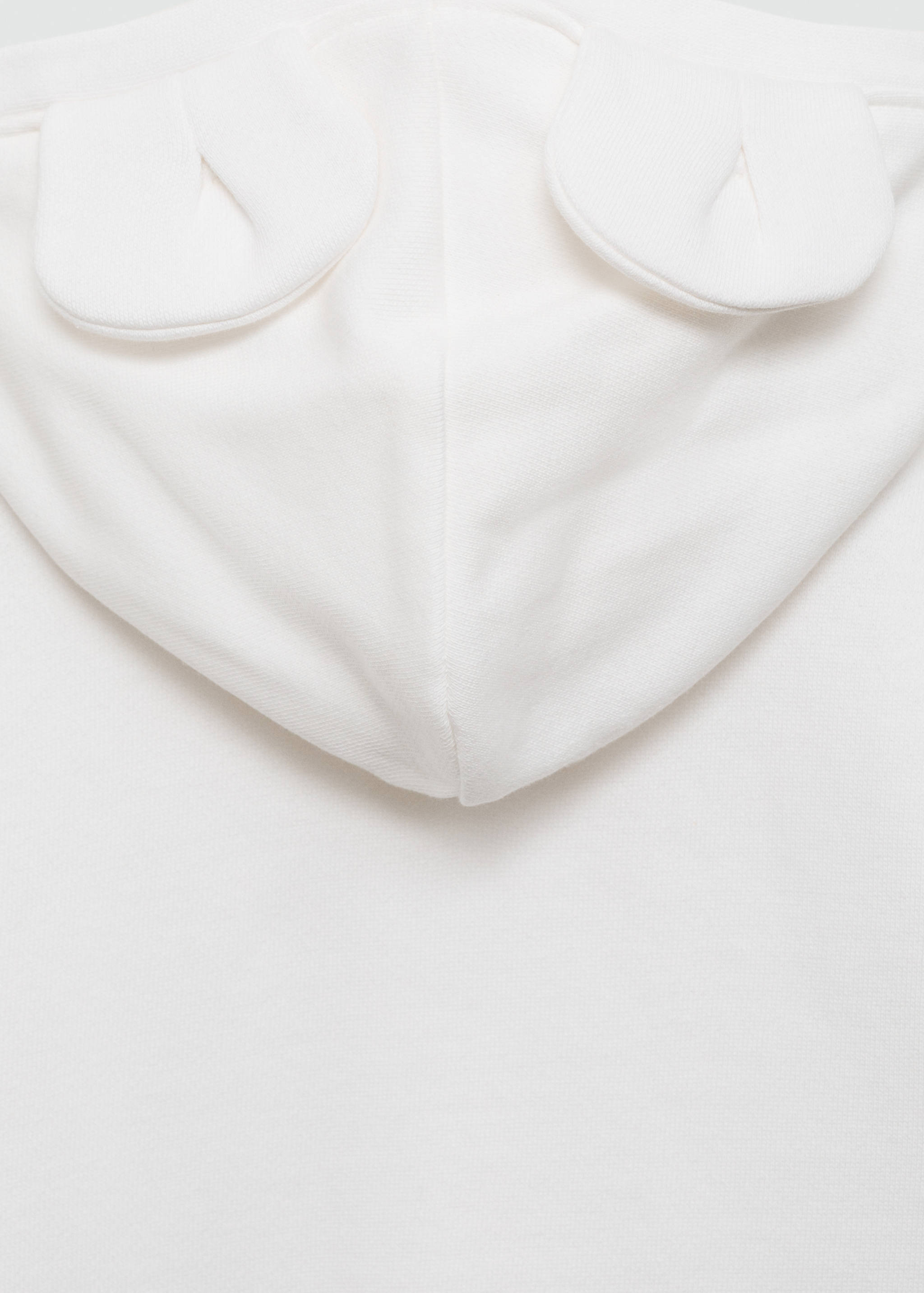 Sweatshirt i bomull med hette - Artikkeldetalj 0