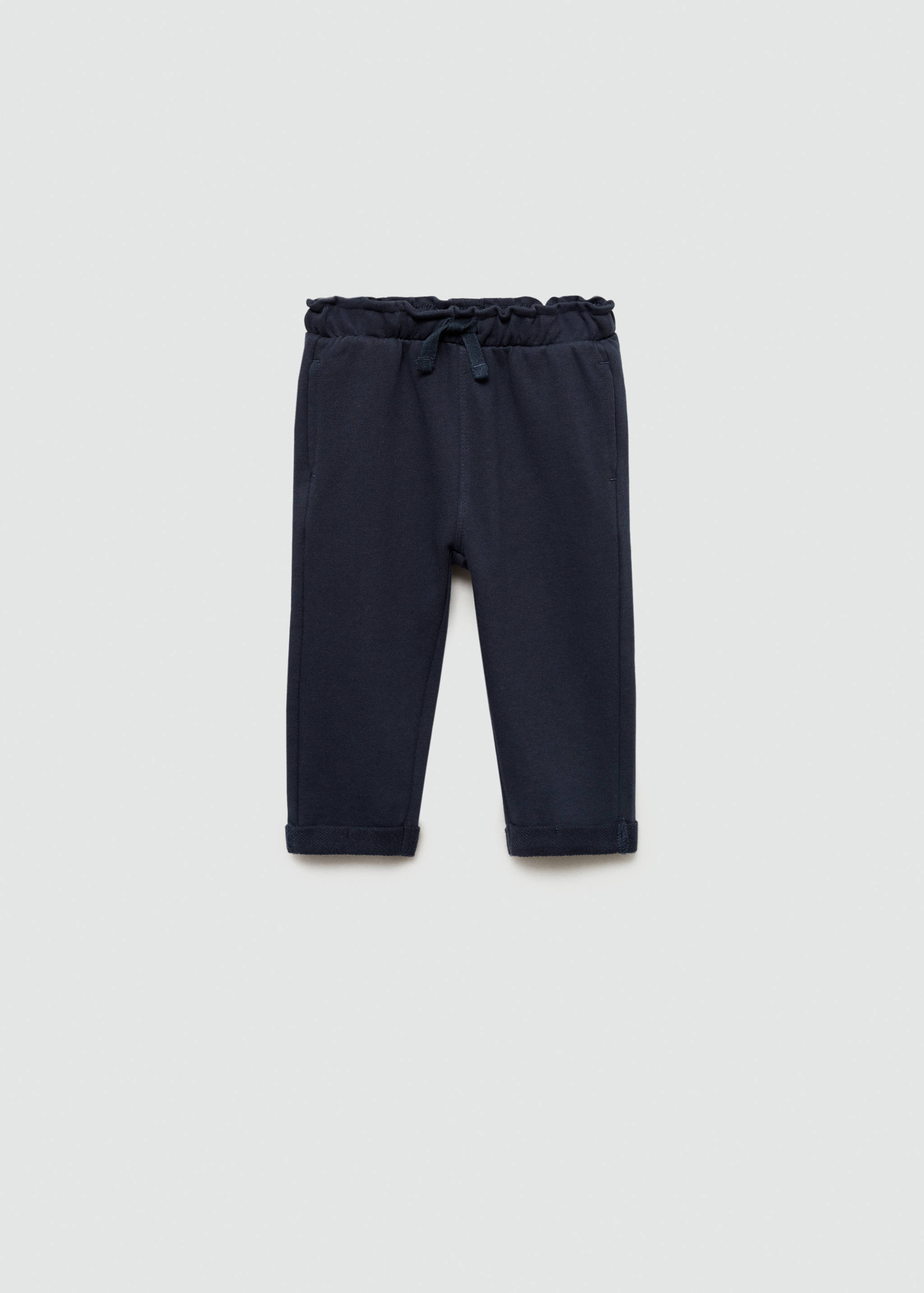 Elastic waist cotton pants - Article without model