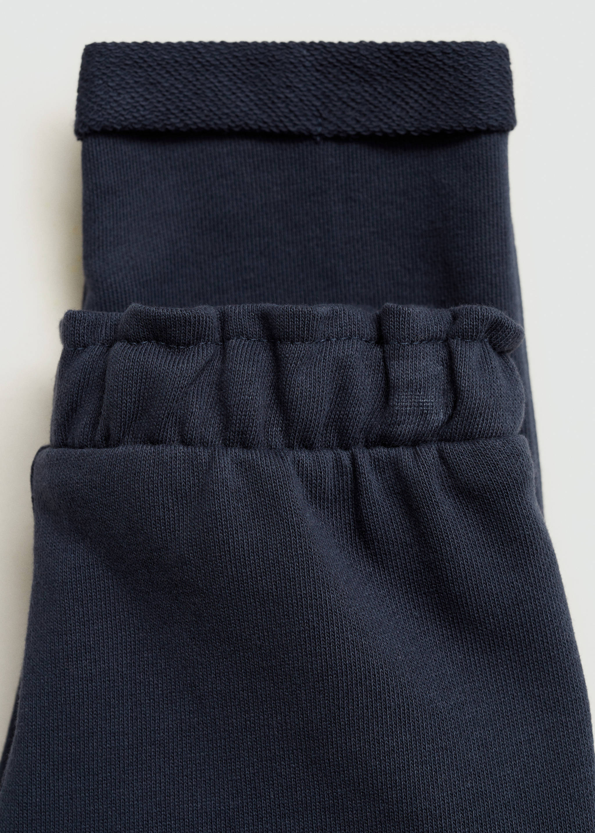 Elastic waist cotton pants - Details of the article 0
