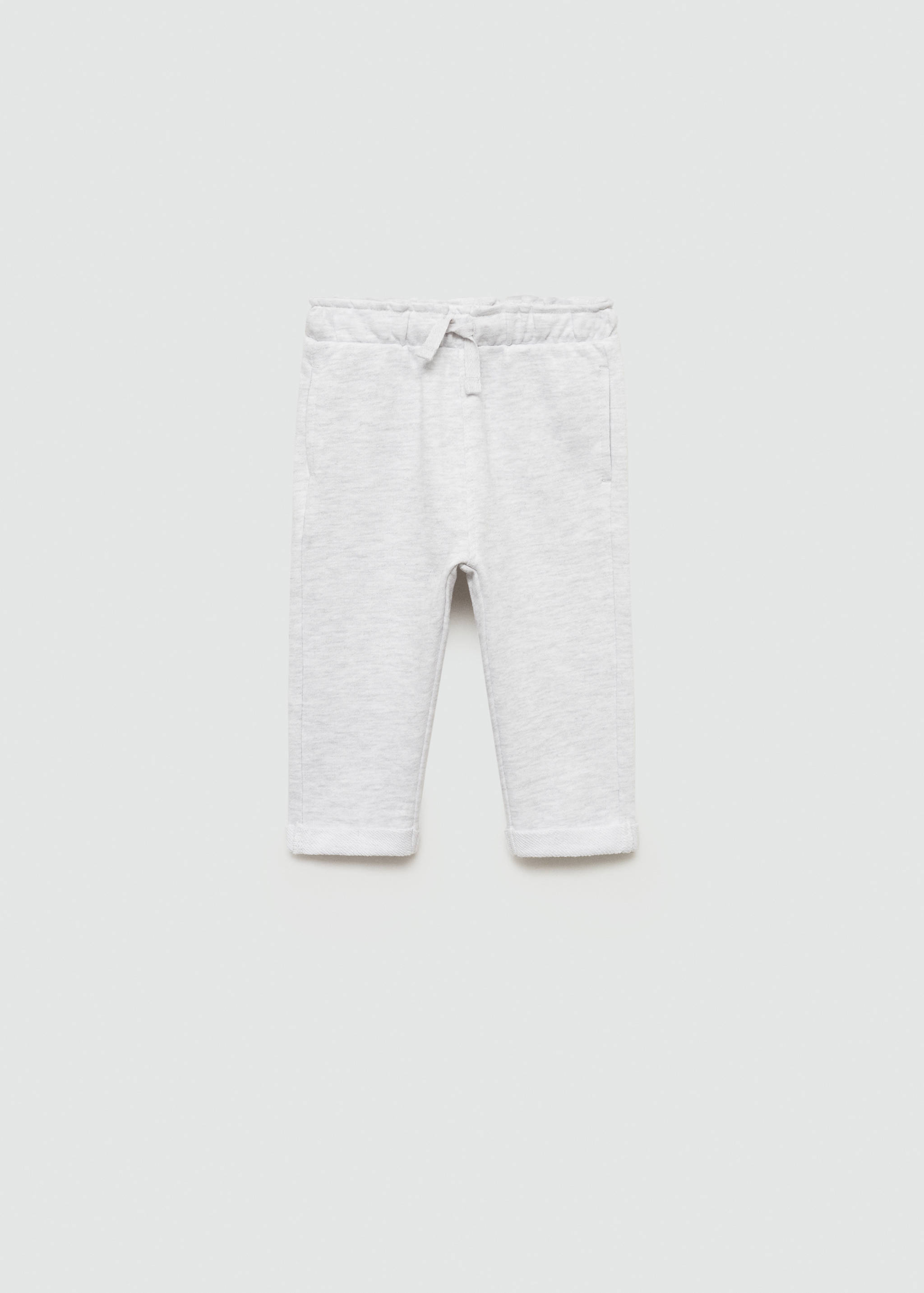 Elastic waist cotton pants - Article without model