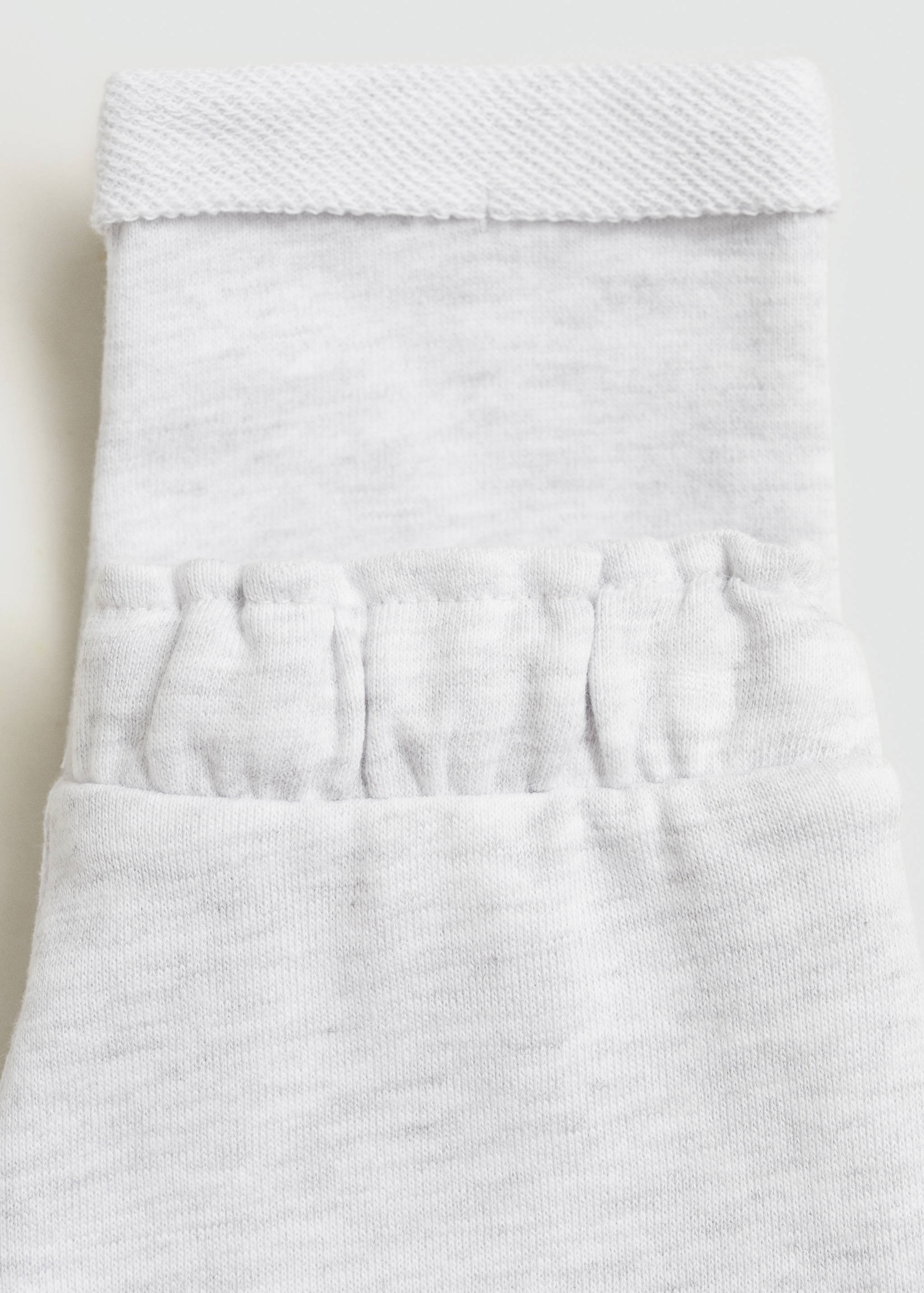 Elastic waist cotton pants - Details of the article 0
