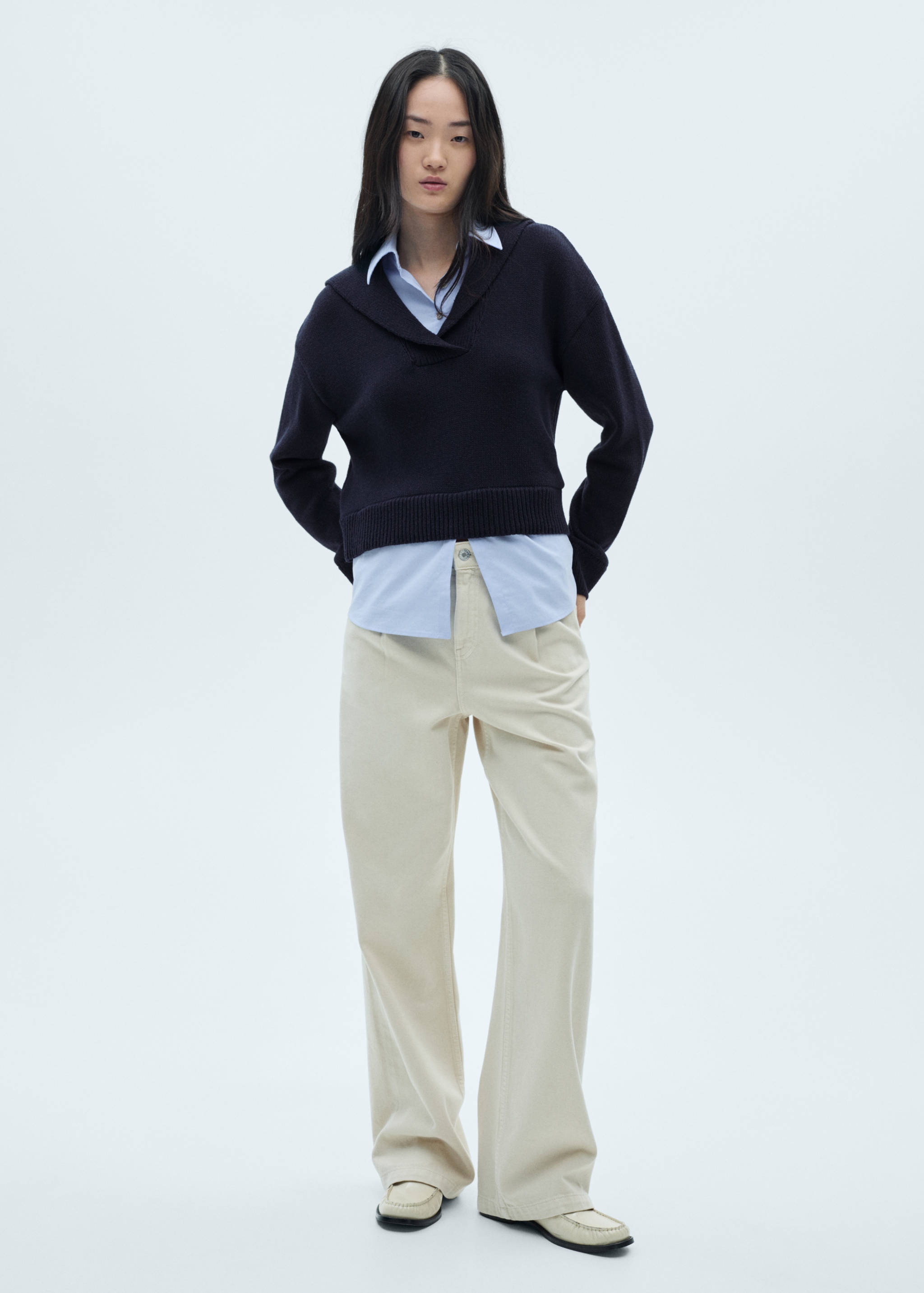 Combined shirt sweater - General plane