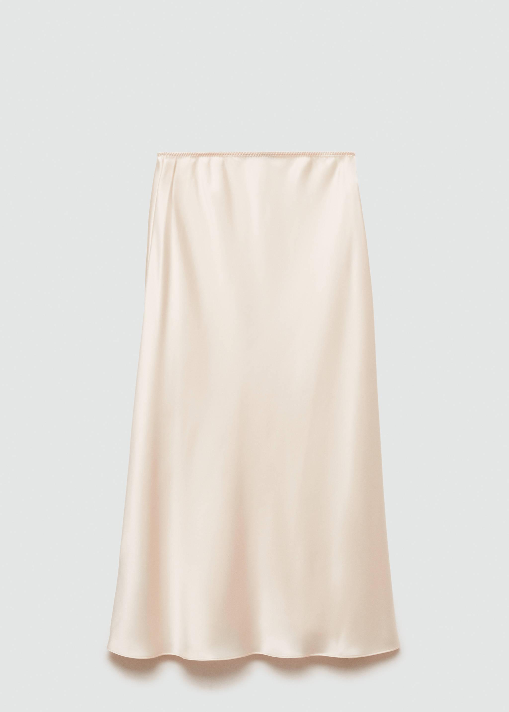 Falda midi satinada - Artículo sin modelo