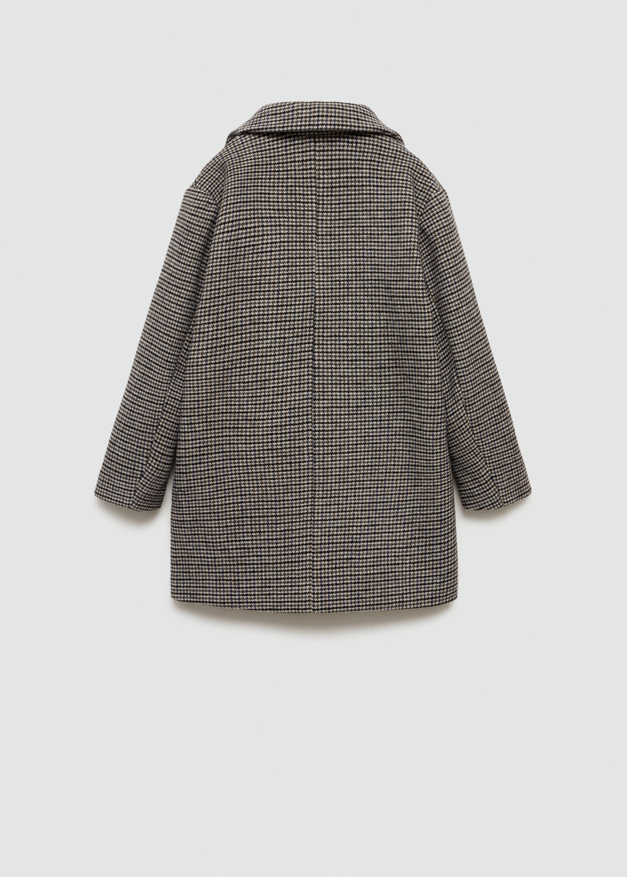Houndstooth coat - Reverse of the article