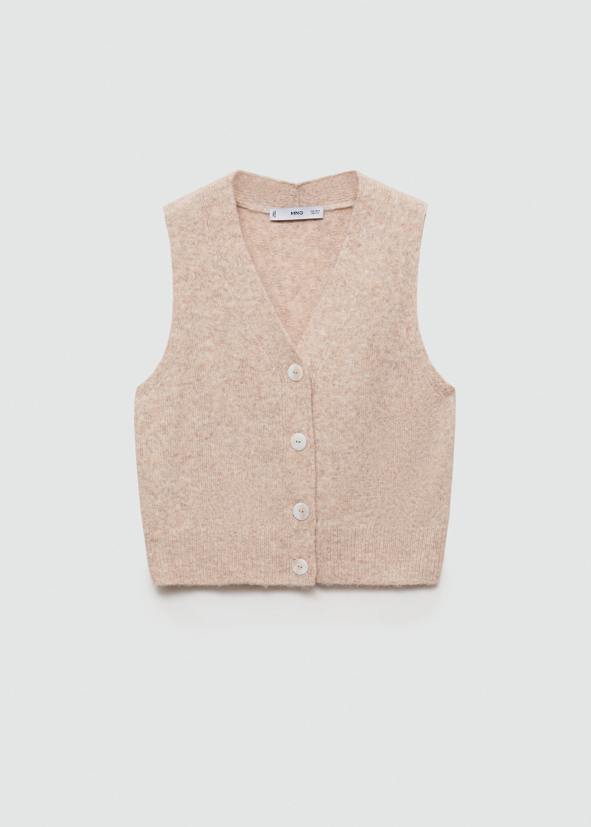 Vest with buttons - Article without model