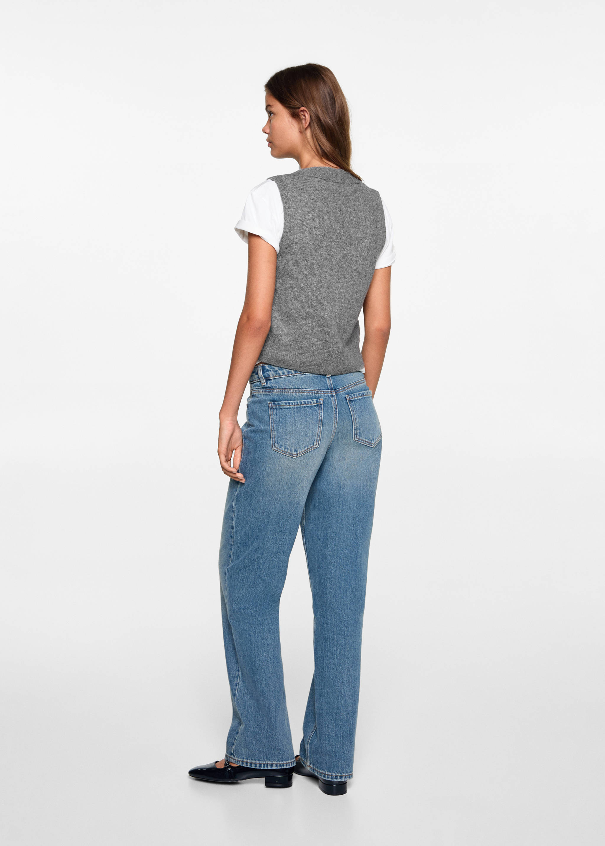 Colete de botões - Verso do artigo