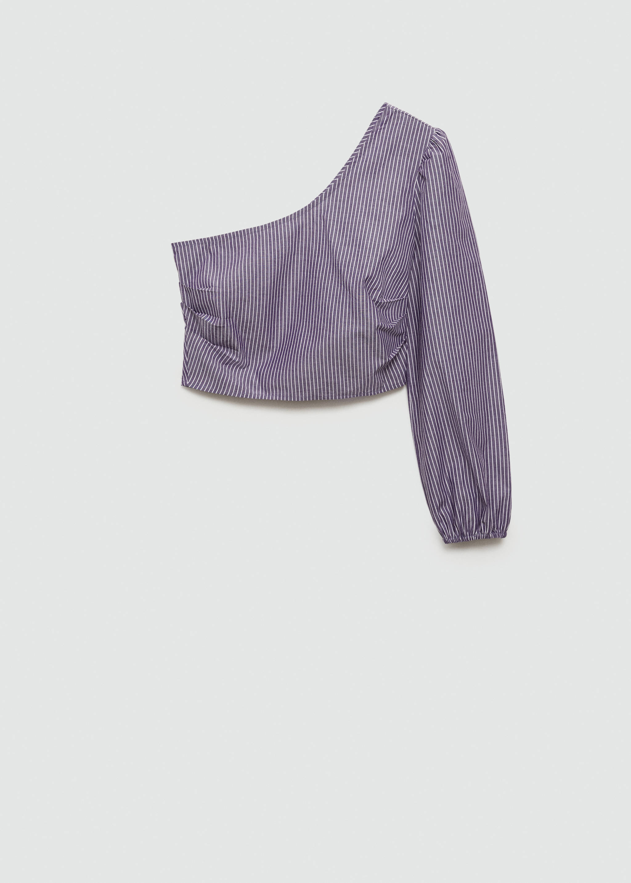 Asymmetrical striped blouse - Article without model