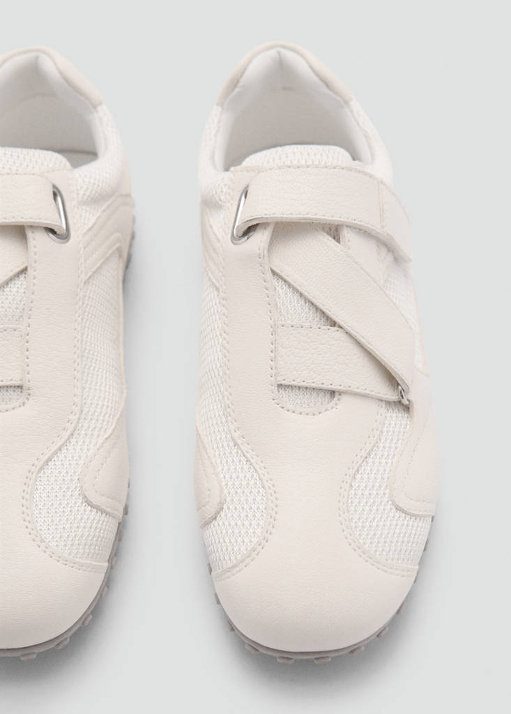 Canvas leather trainers - thumbnail 5
