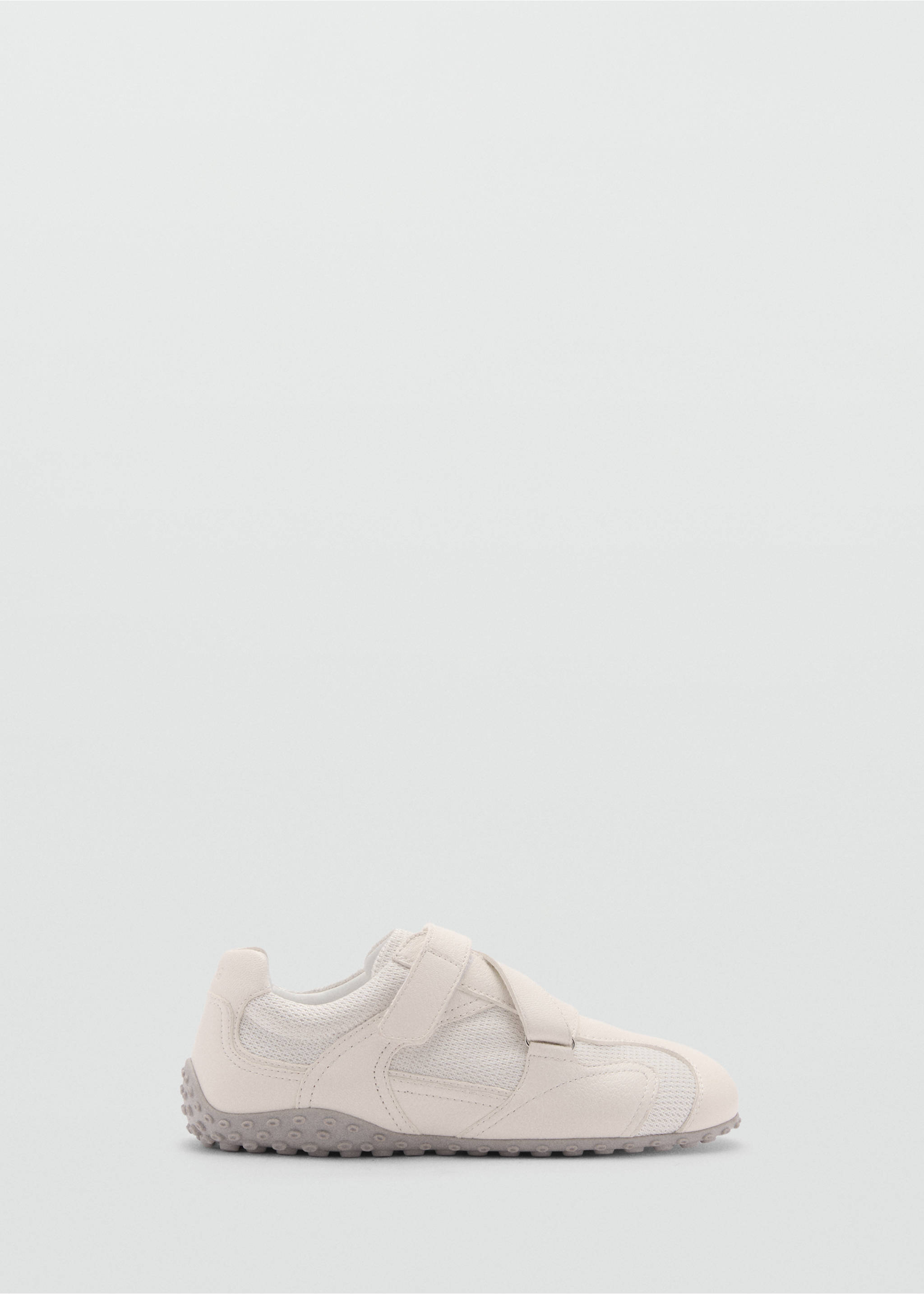 Canvas leather trainers - Article without model, White. Ref: 77094788-00.