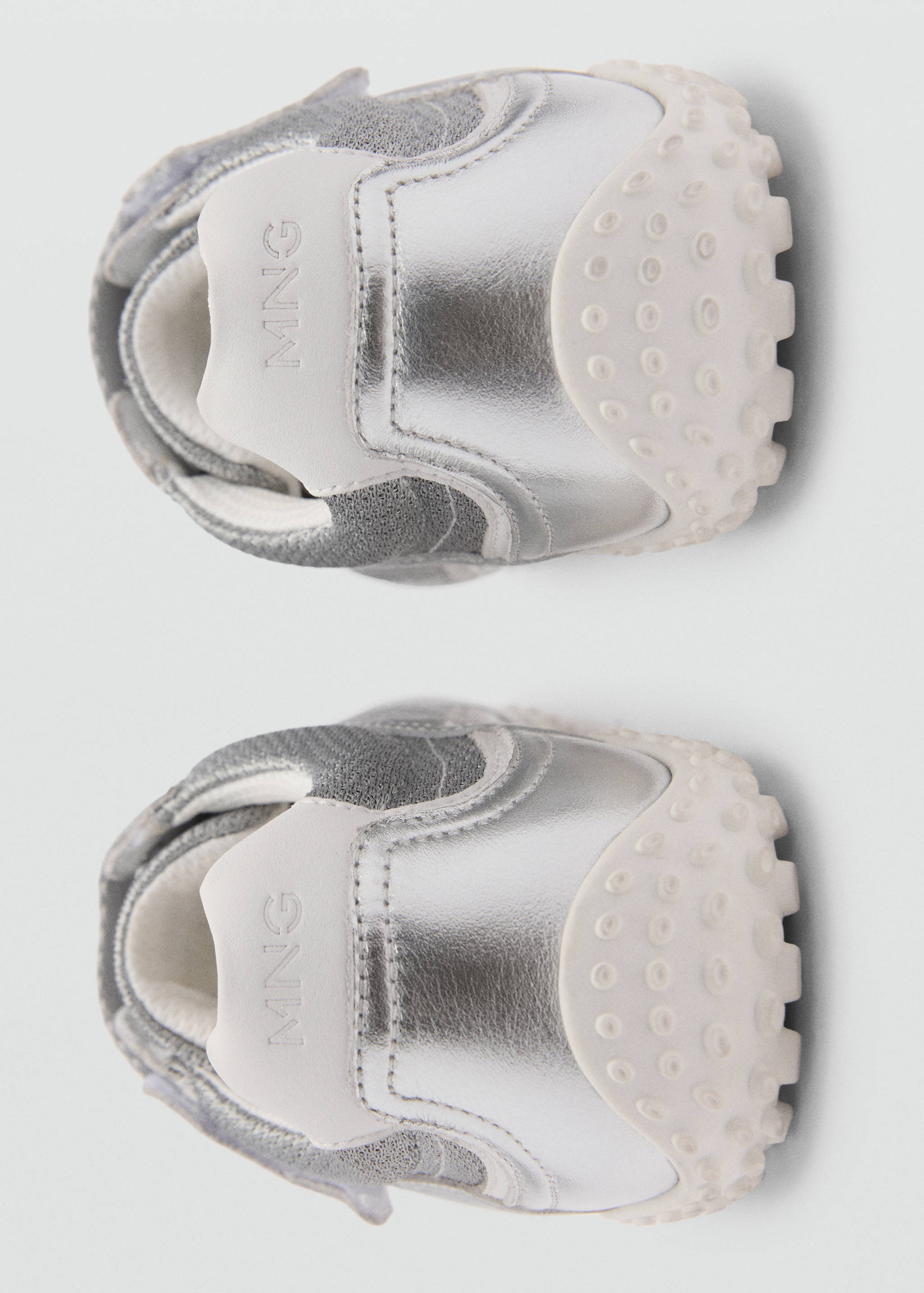 Canvas leather trainers - Details of the article 1