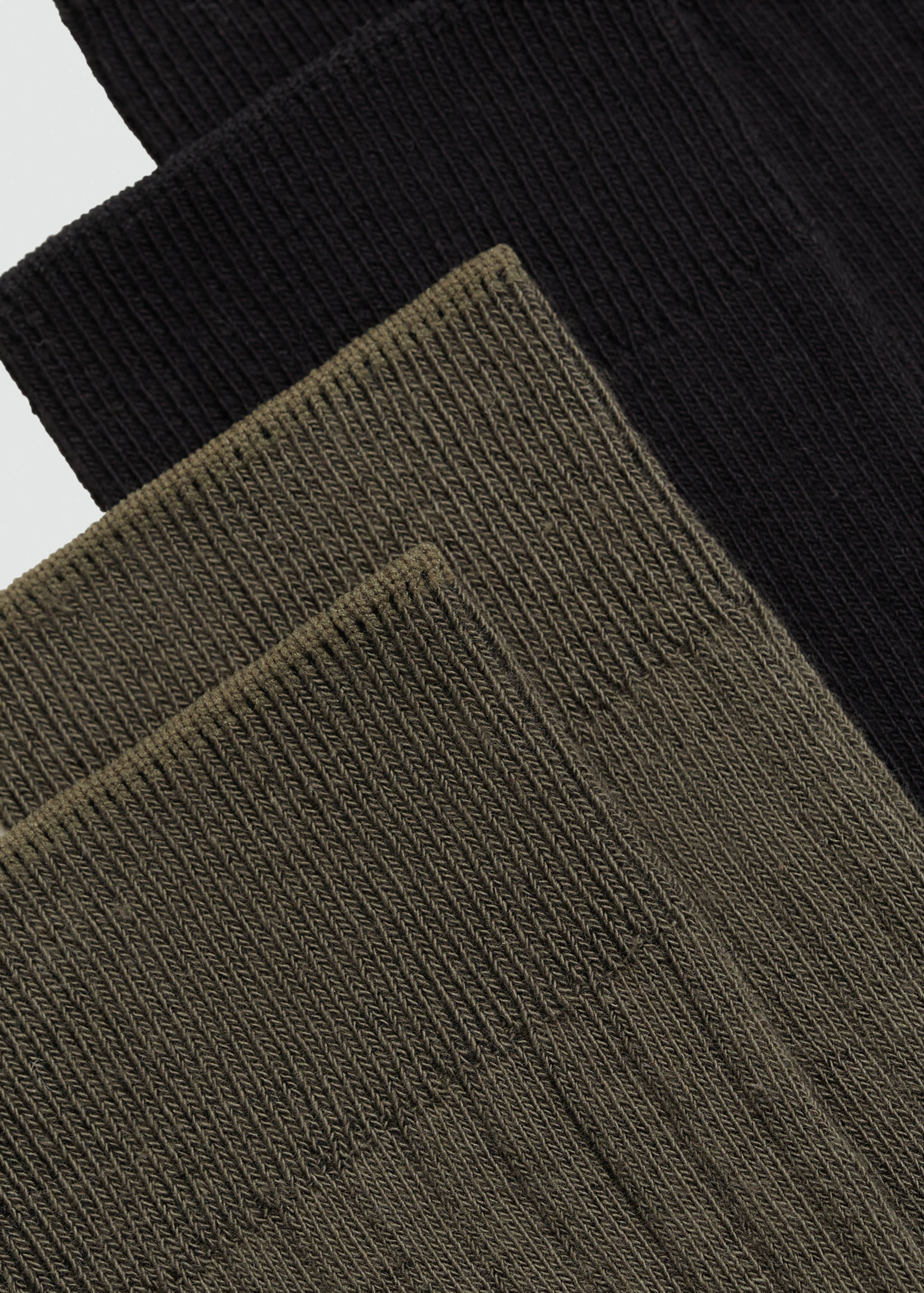 Lot 2 paires de chaussettes côtelées coton - Détail de l'article 8