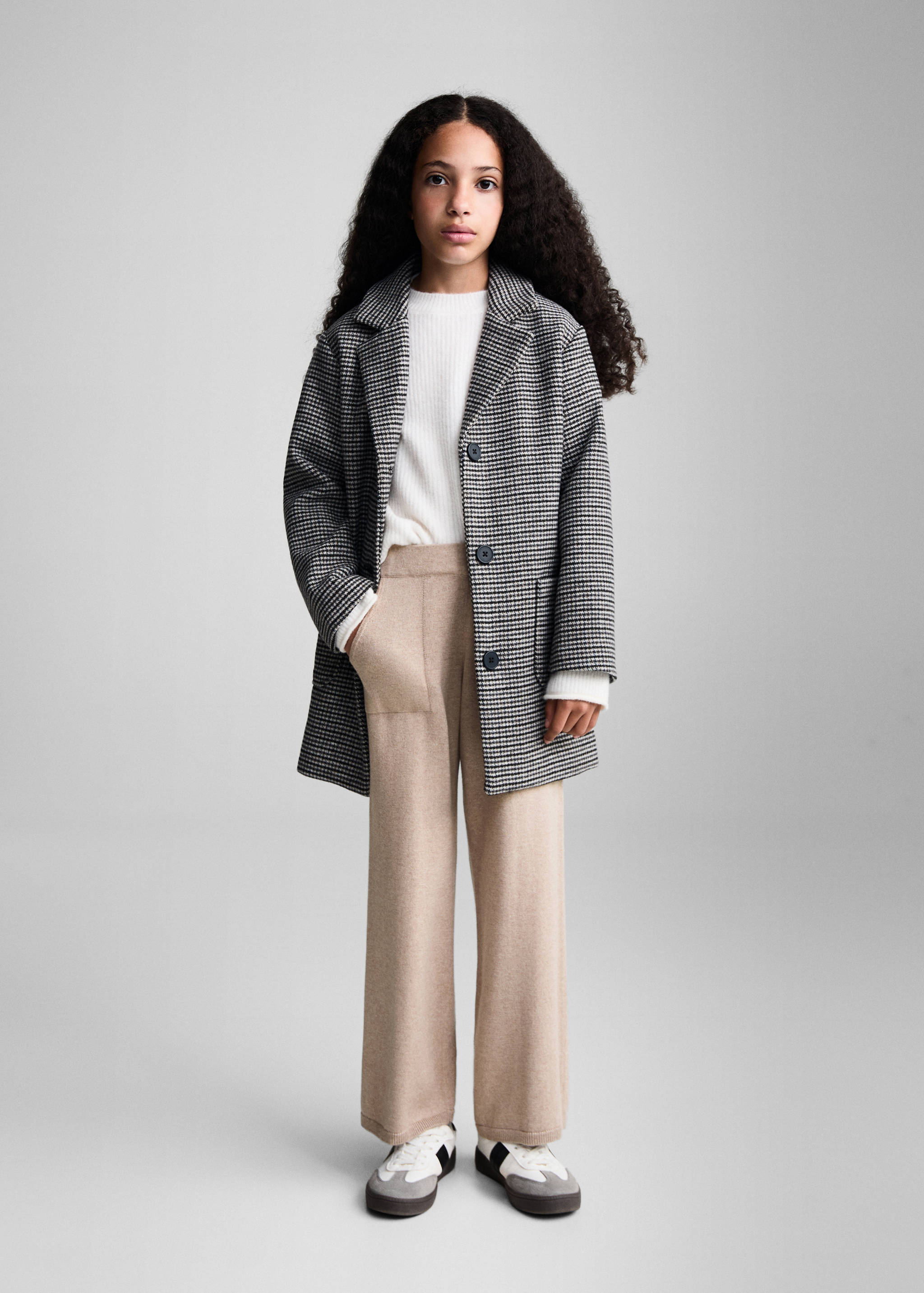 Knitted culotte trousers - General plane