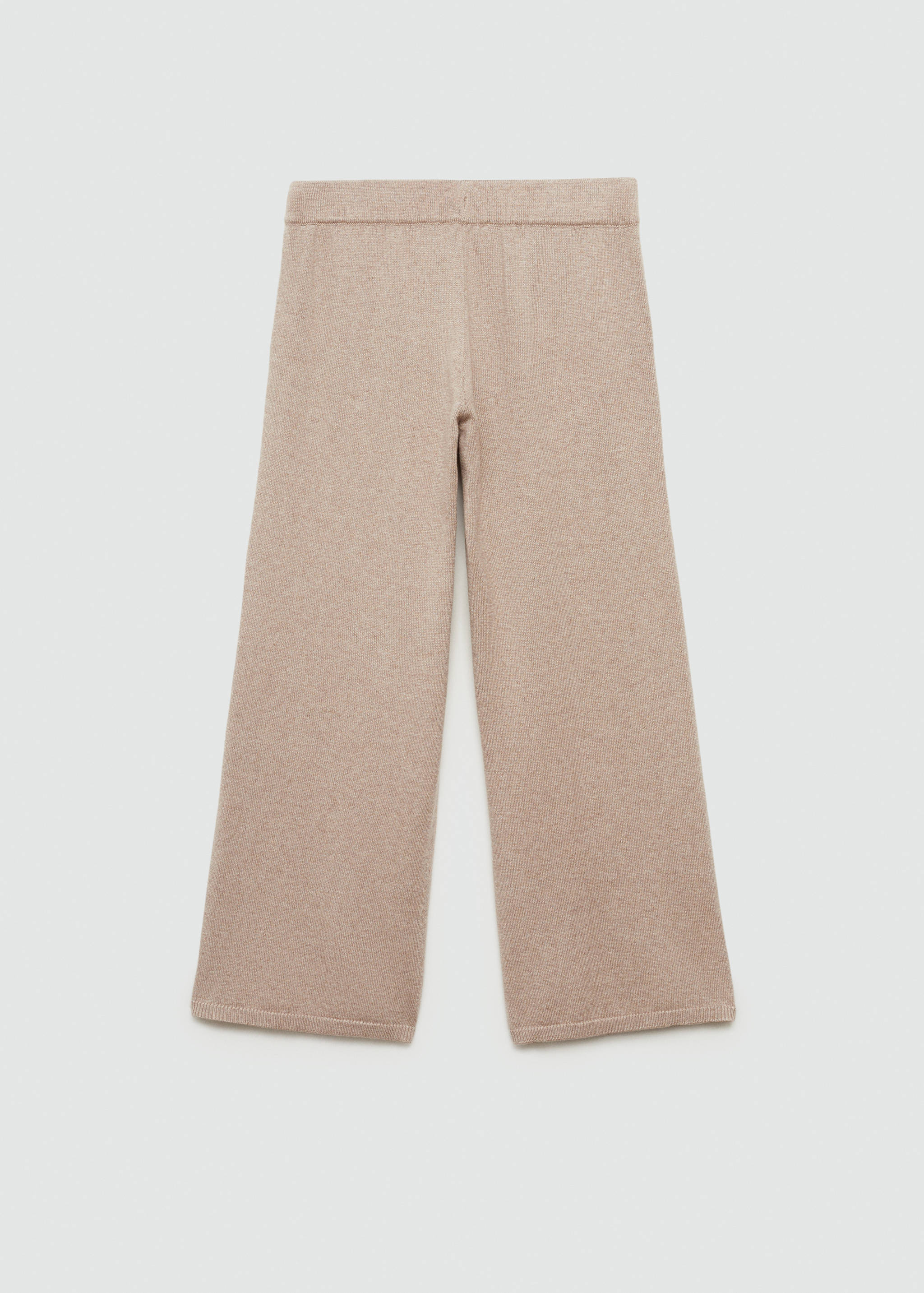 Knitted culotte trousers - Reverse of the article