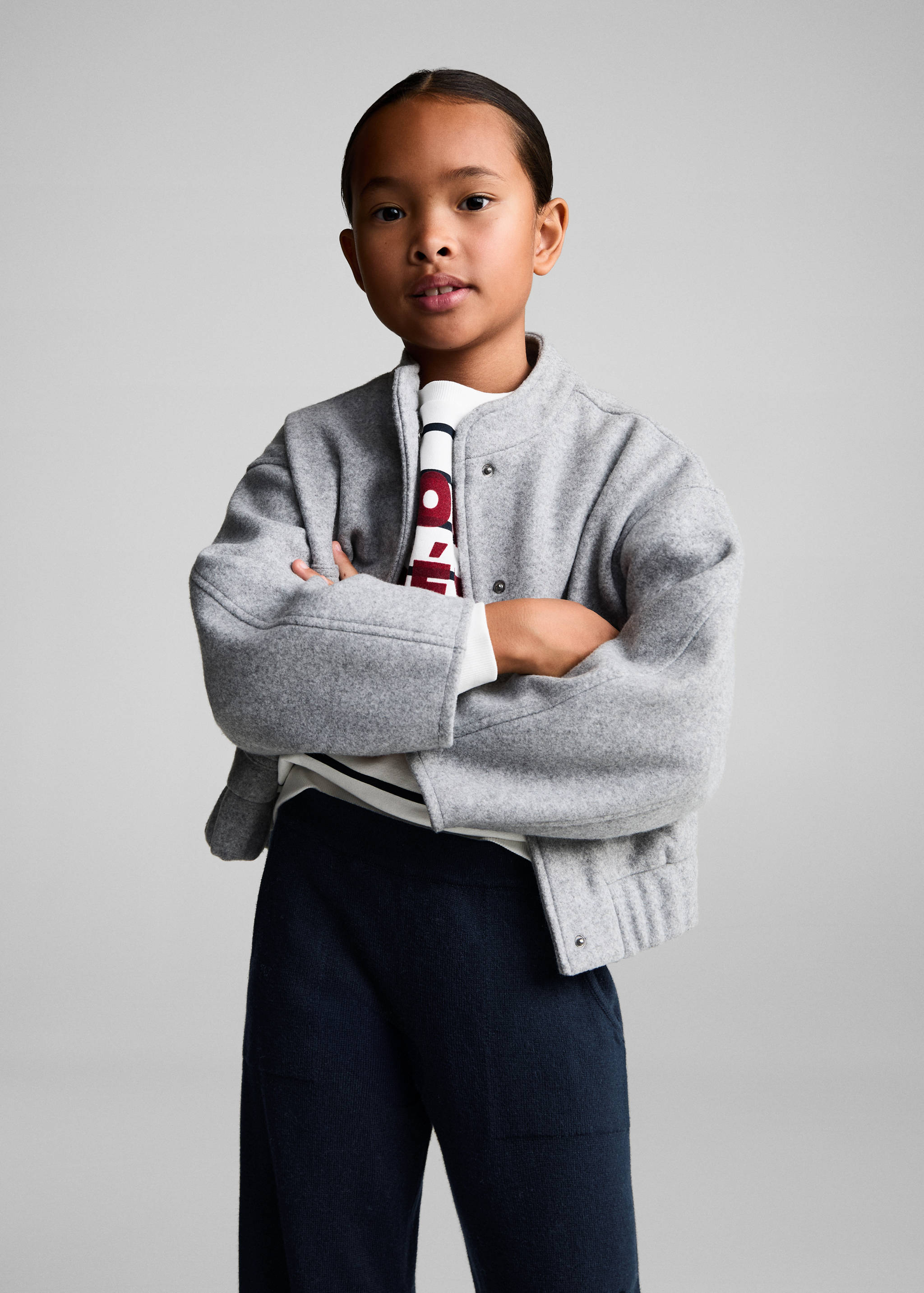 Knitted culotte trousers - Medium plane