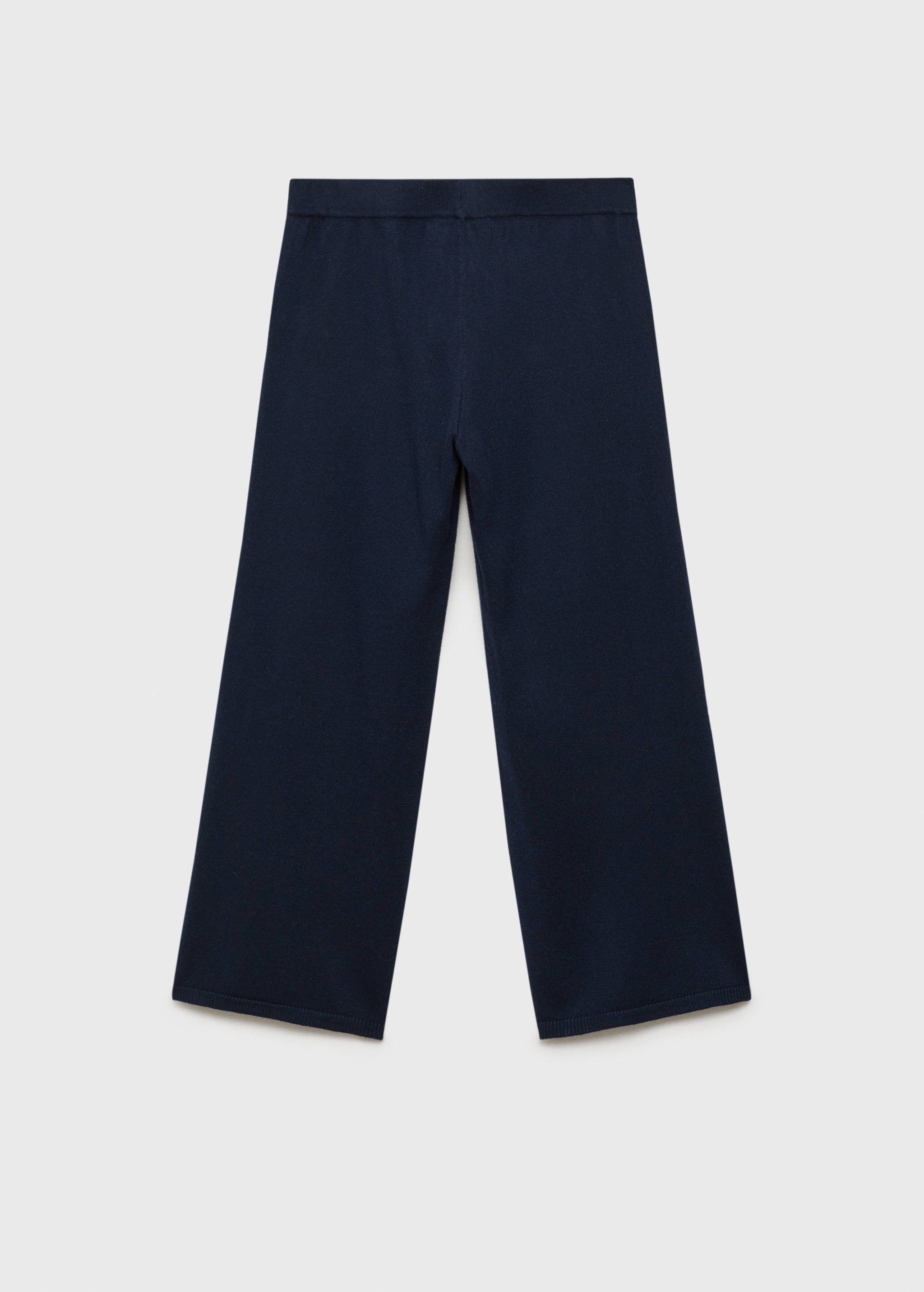 Knitted culotte trousers - Reverse of the article