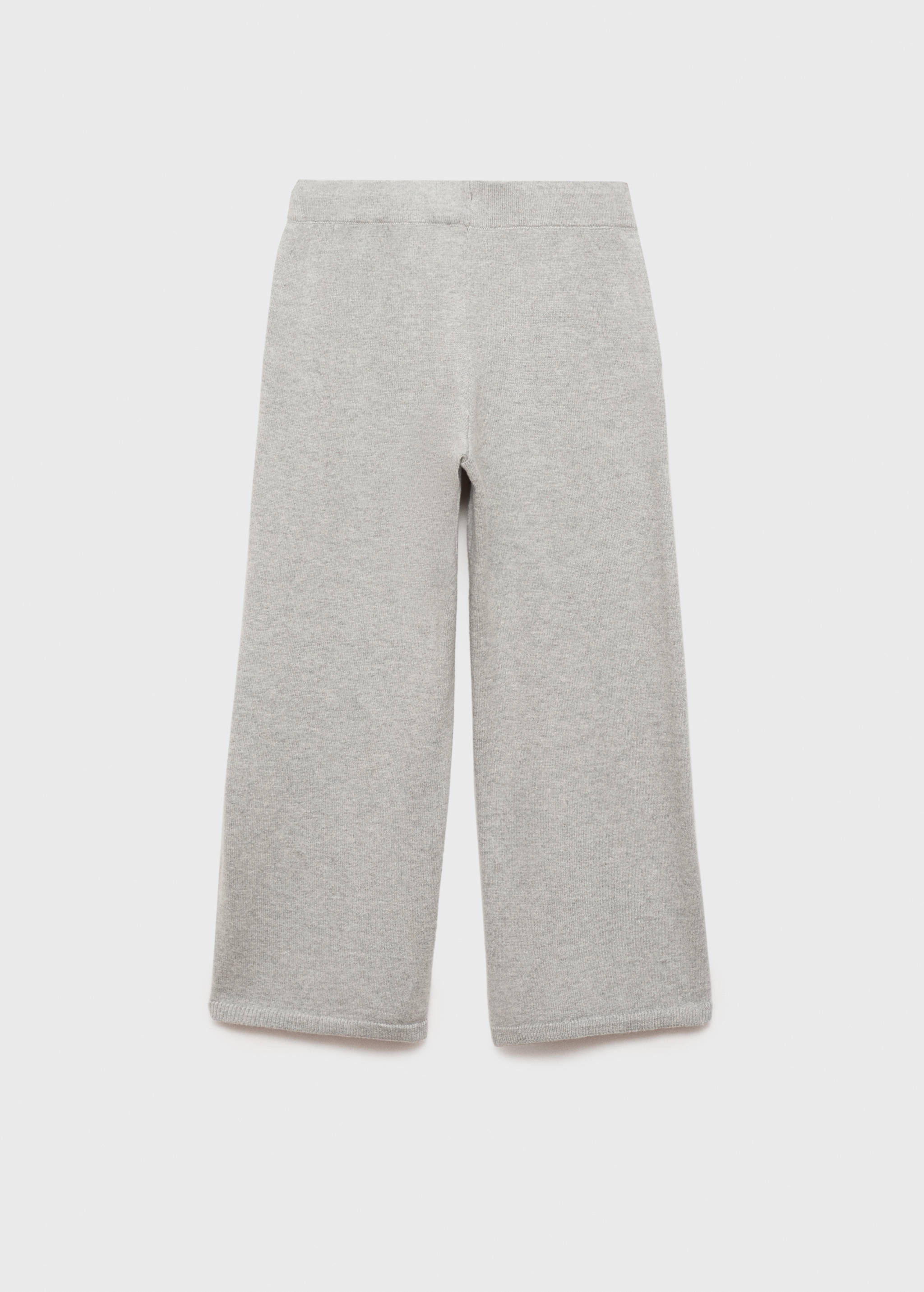 Knitted culotte trousers - Reverse of the article