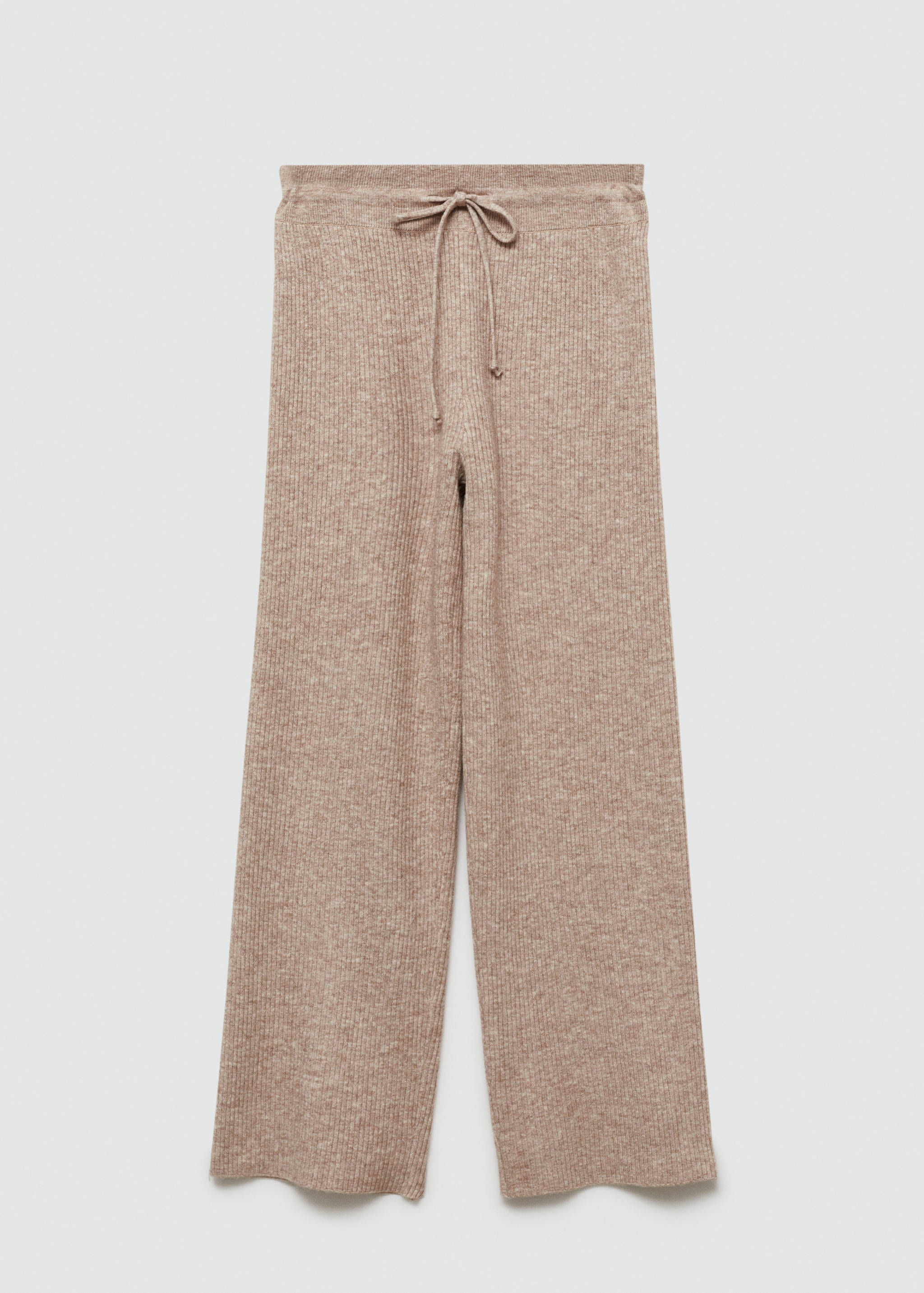 Fine rib-knit pants - Article without model