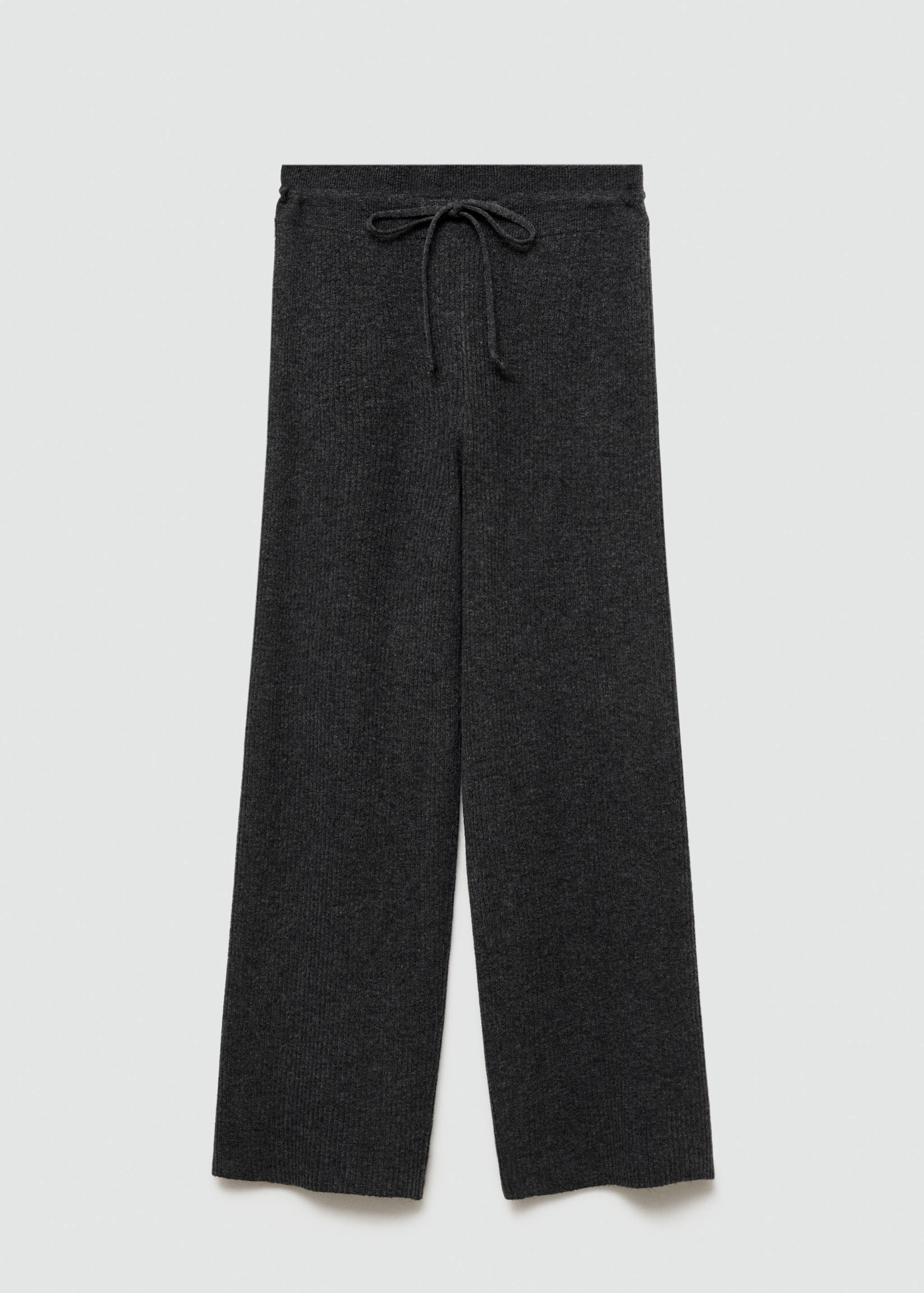 Fine rib-knit pants - Article without model
