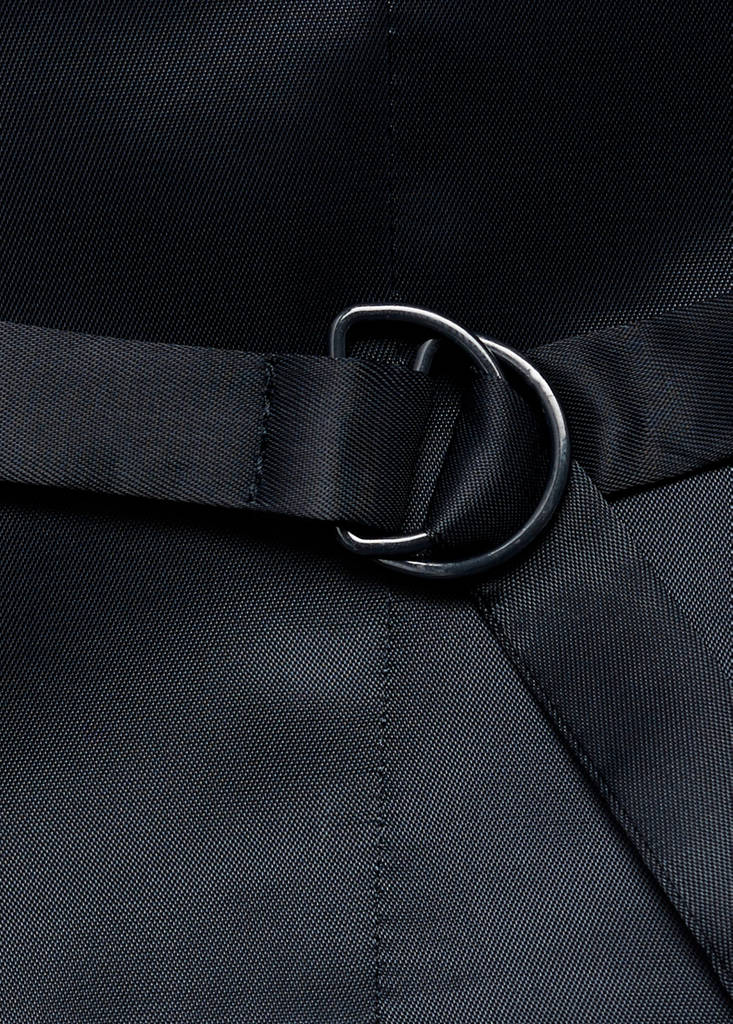 Suit waistcoat with buttons — Dark Navy