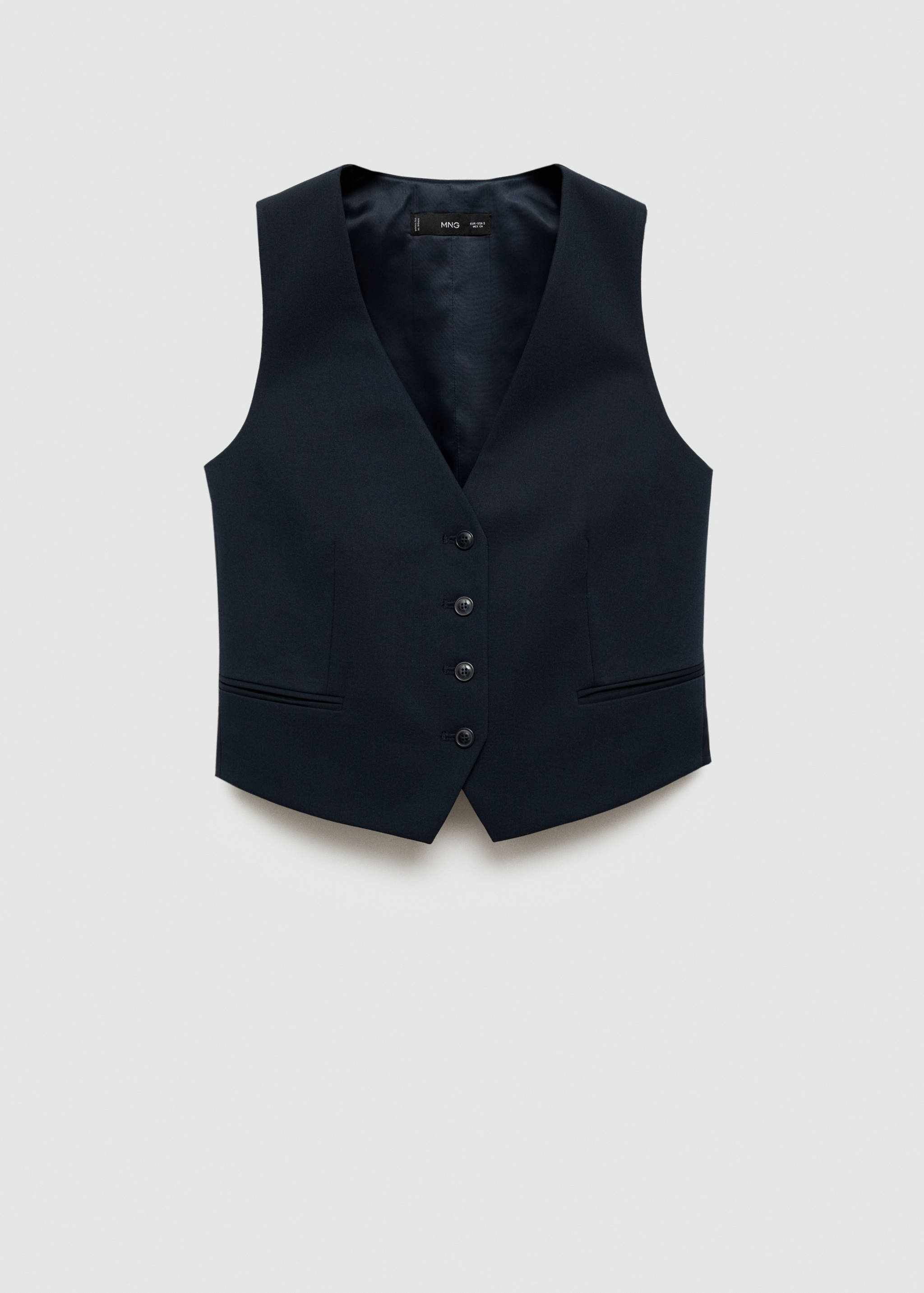 Gilet completo bottoni - Articolo senza modello