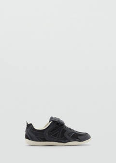 Leather panel sneakers — Night Blue 1