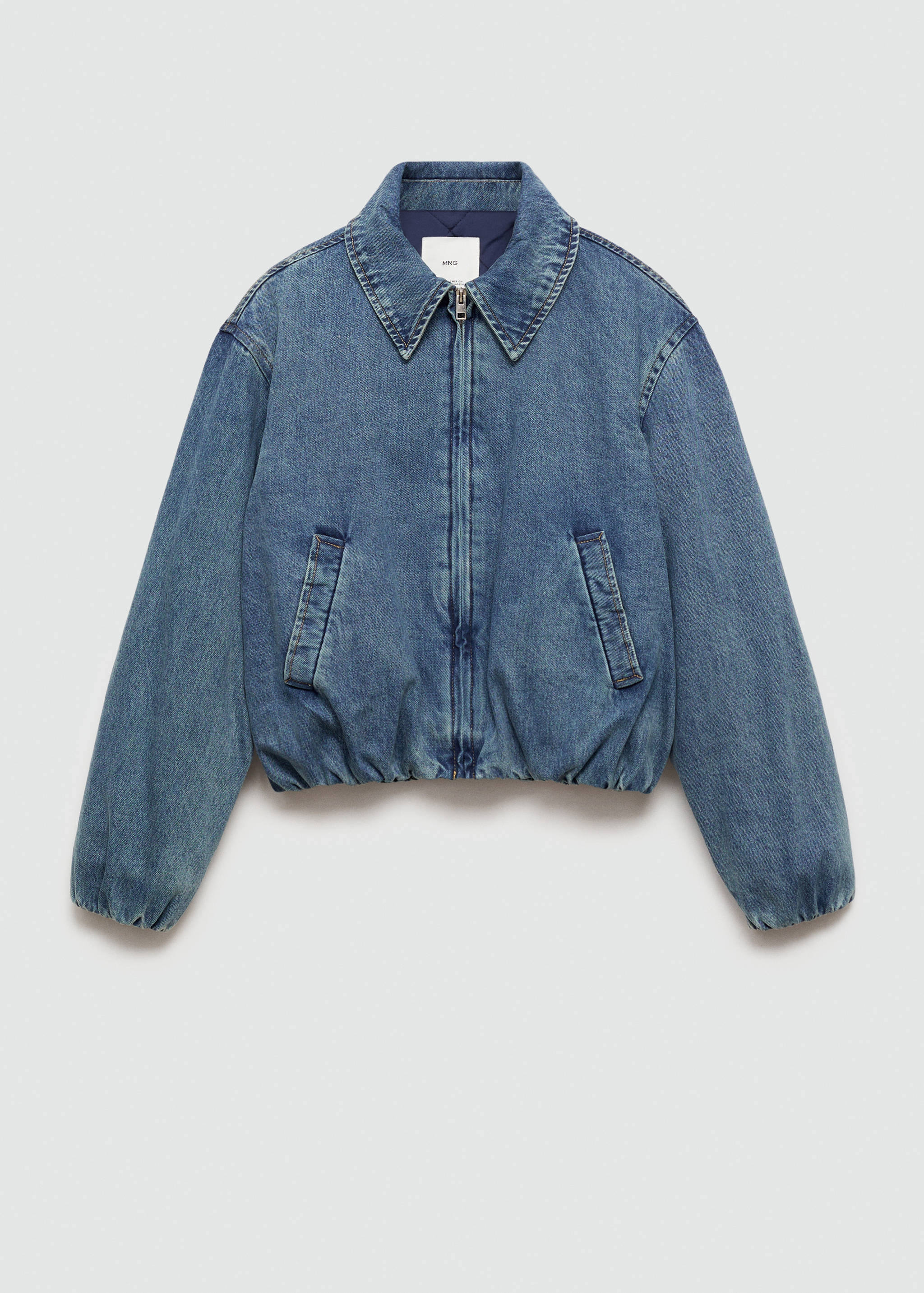 Pocketed denim jacket - Article without model