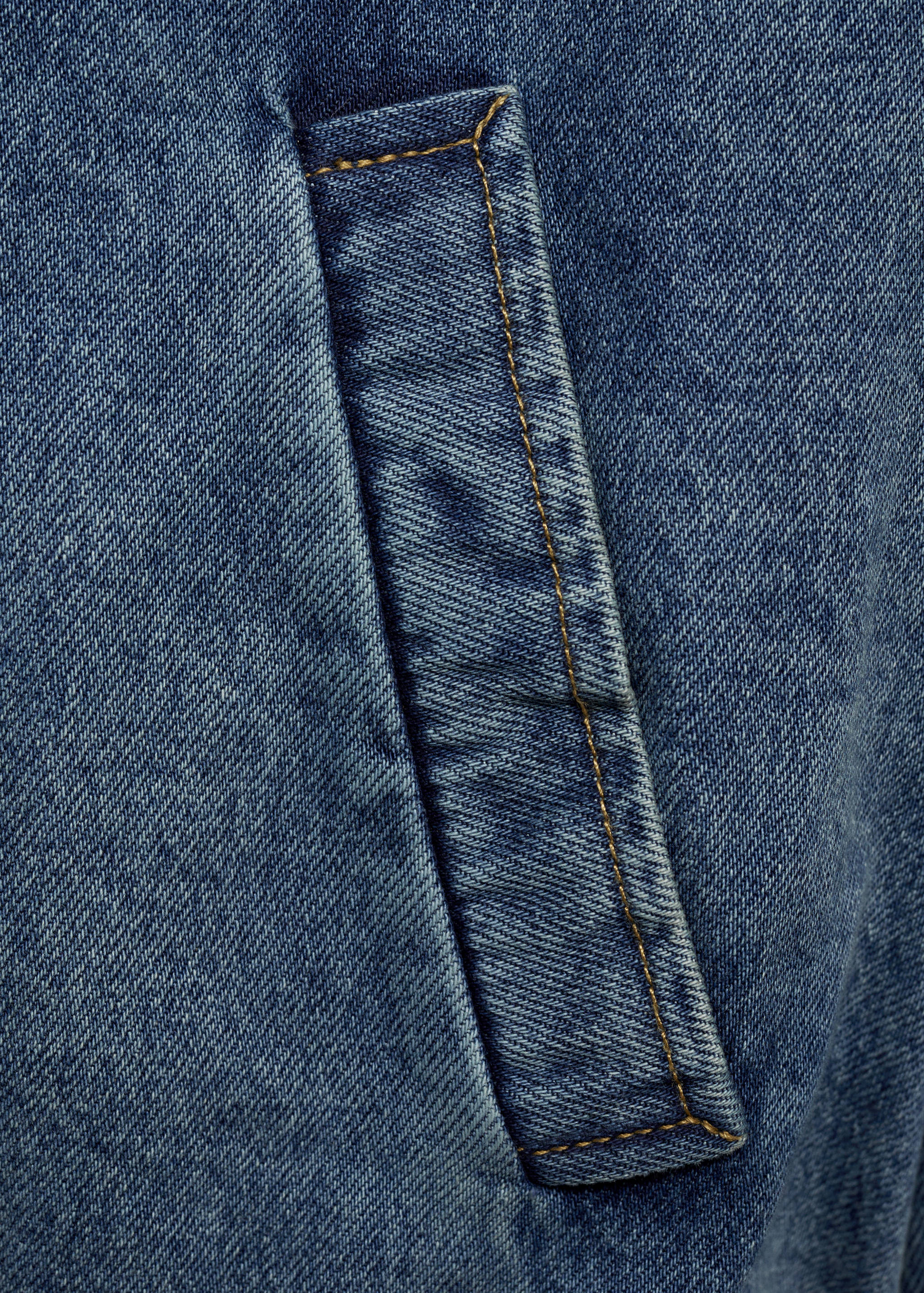 Pocketed denim jacket - Details of the article 0