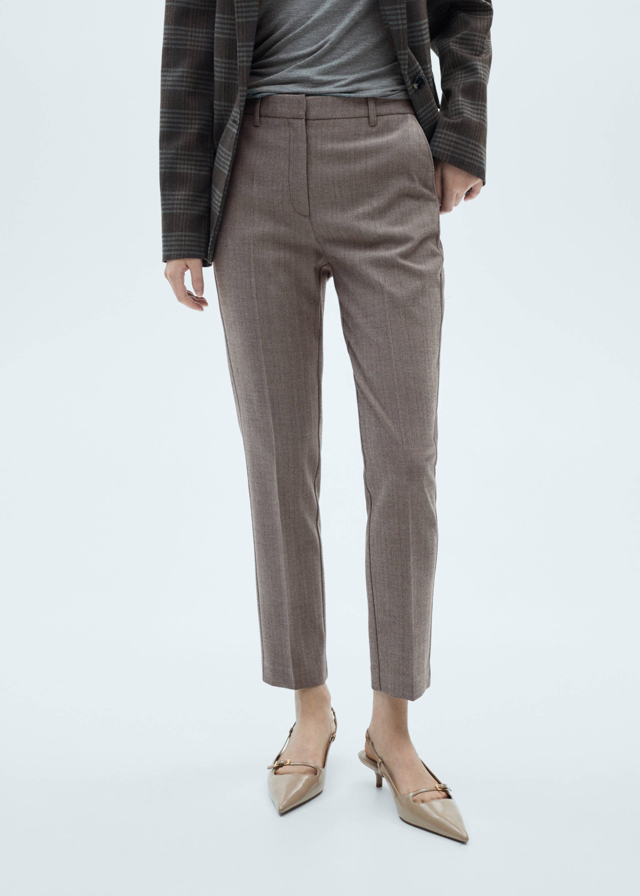 سراويل ضيقة بخصر متوسط - رؤية وسط