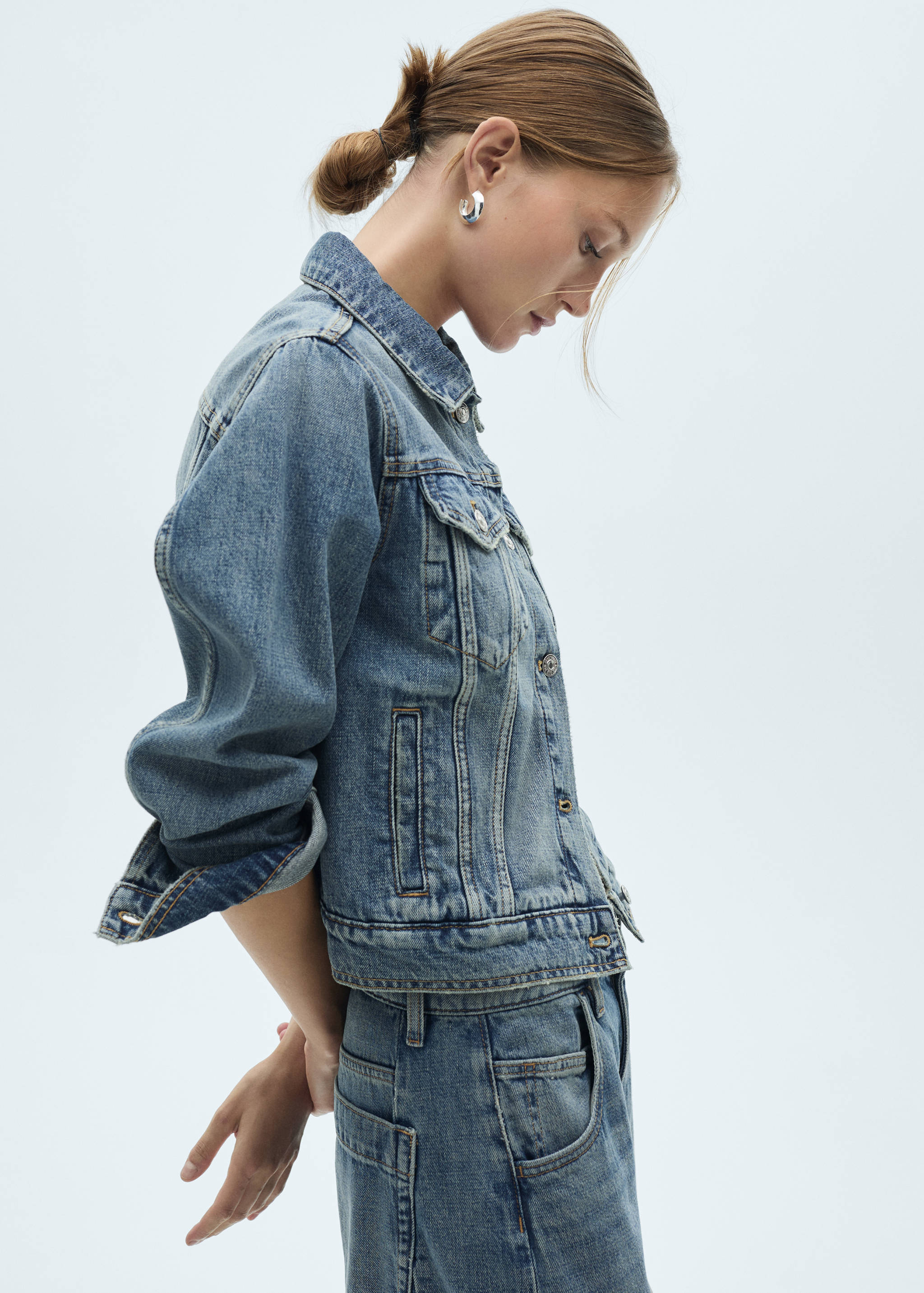 Cazadora vaquera bolsillos - Detalle del artículo 1