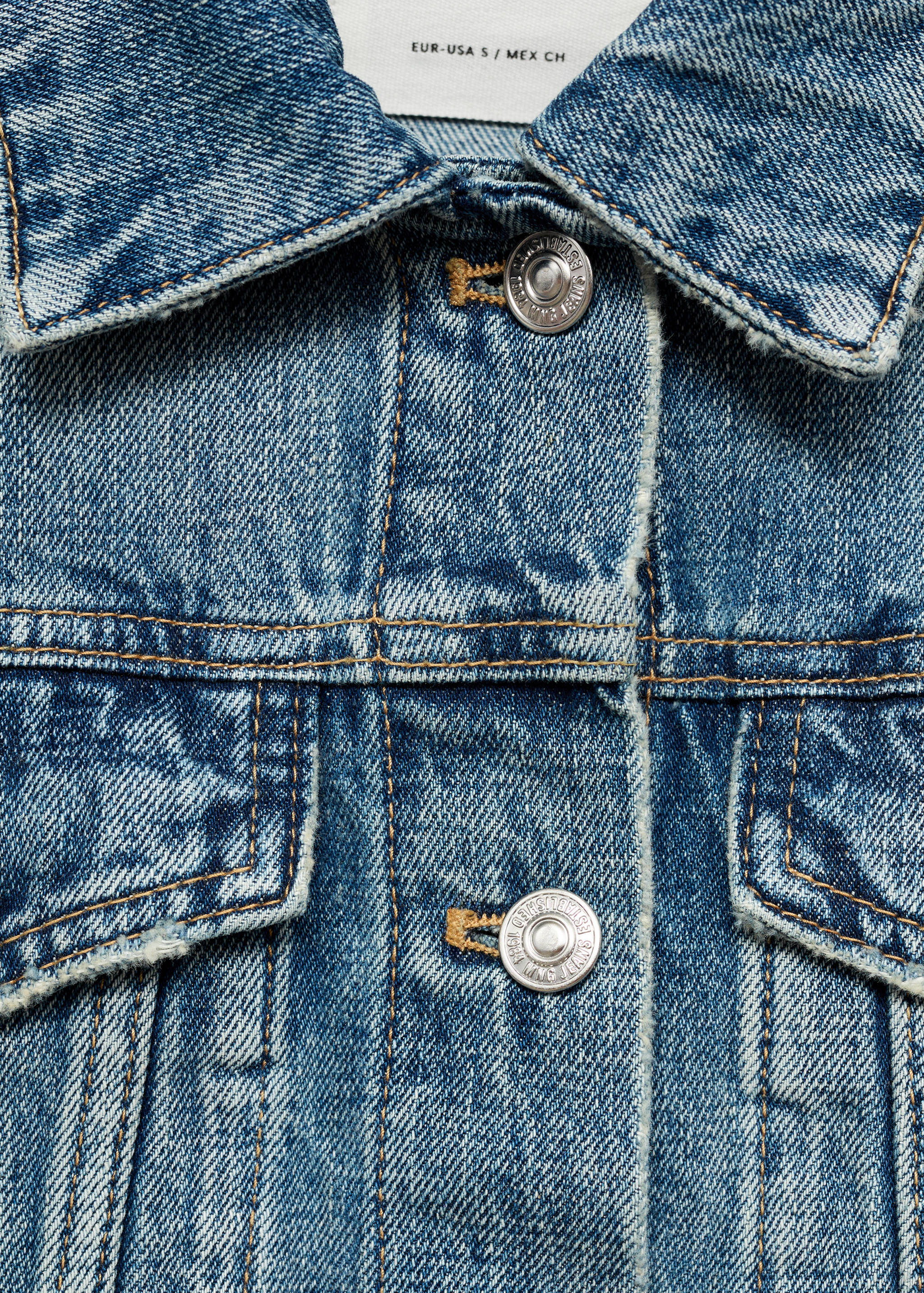 Cazadora vaquera bolsillos - Detalle del artículo 0