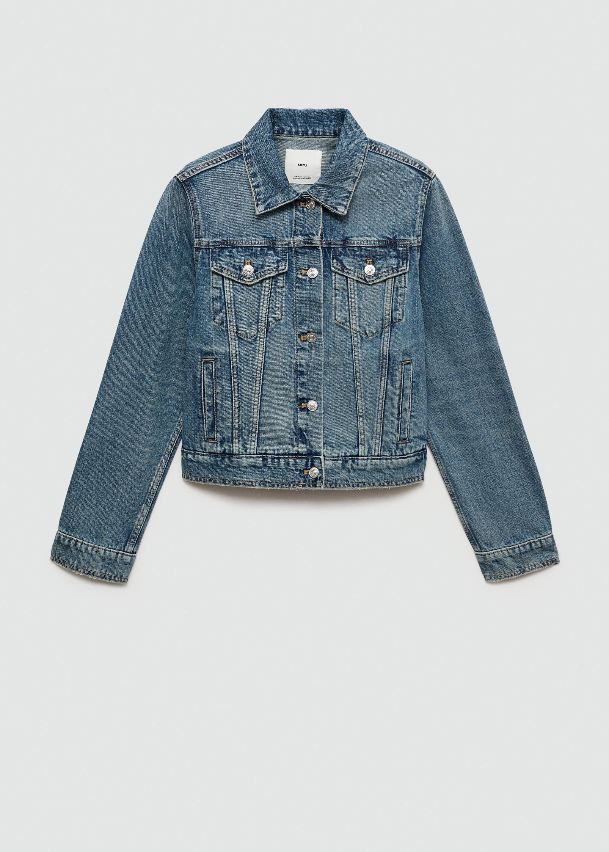 Pocketed denim jacket - Article without model
