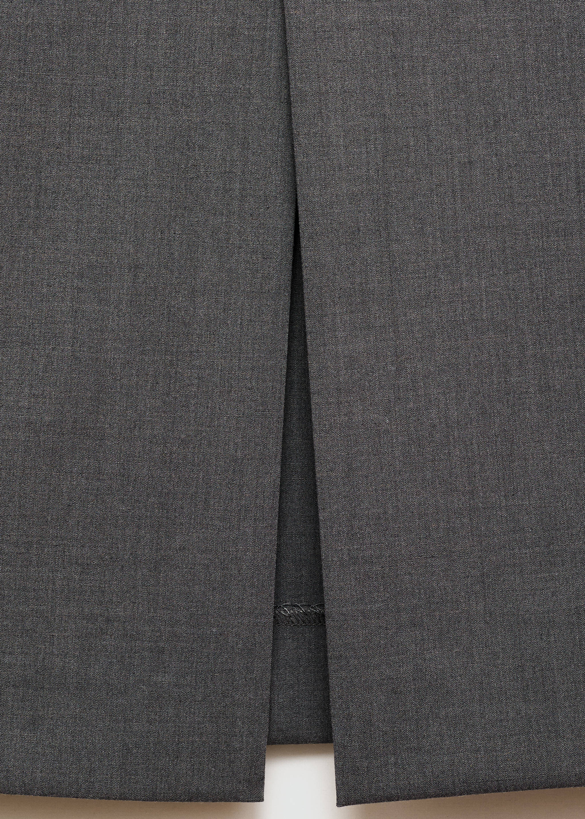 Long pencil skirt with opening - Details of the article 0