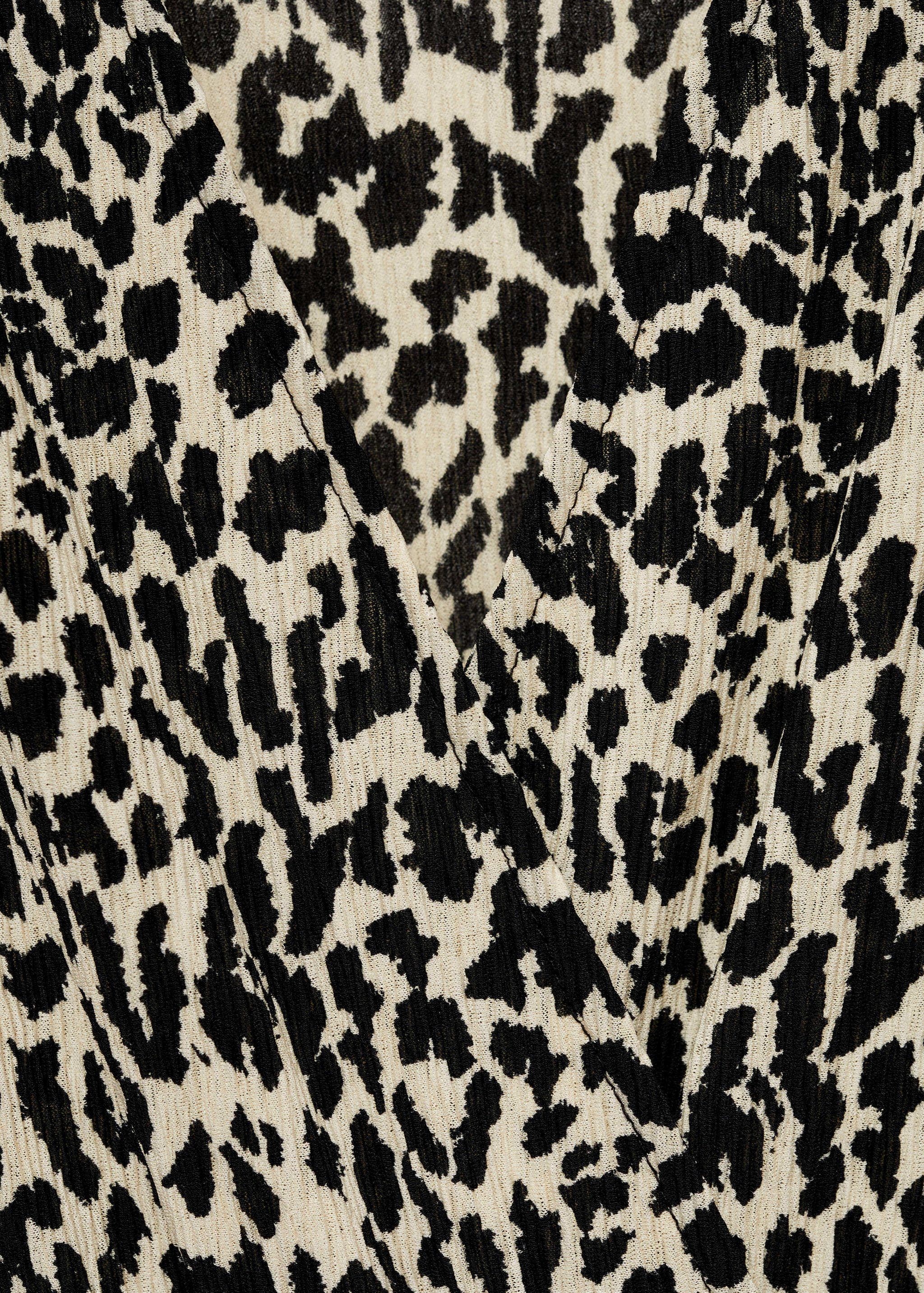 Leopard-print long dress - Détail de l'article 8