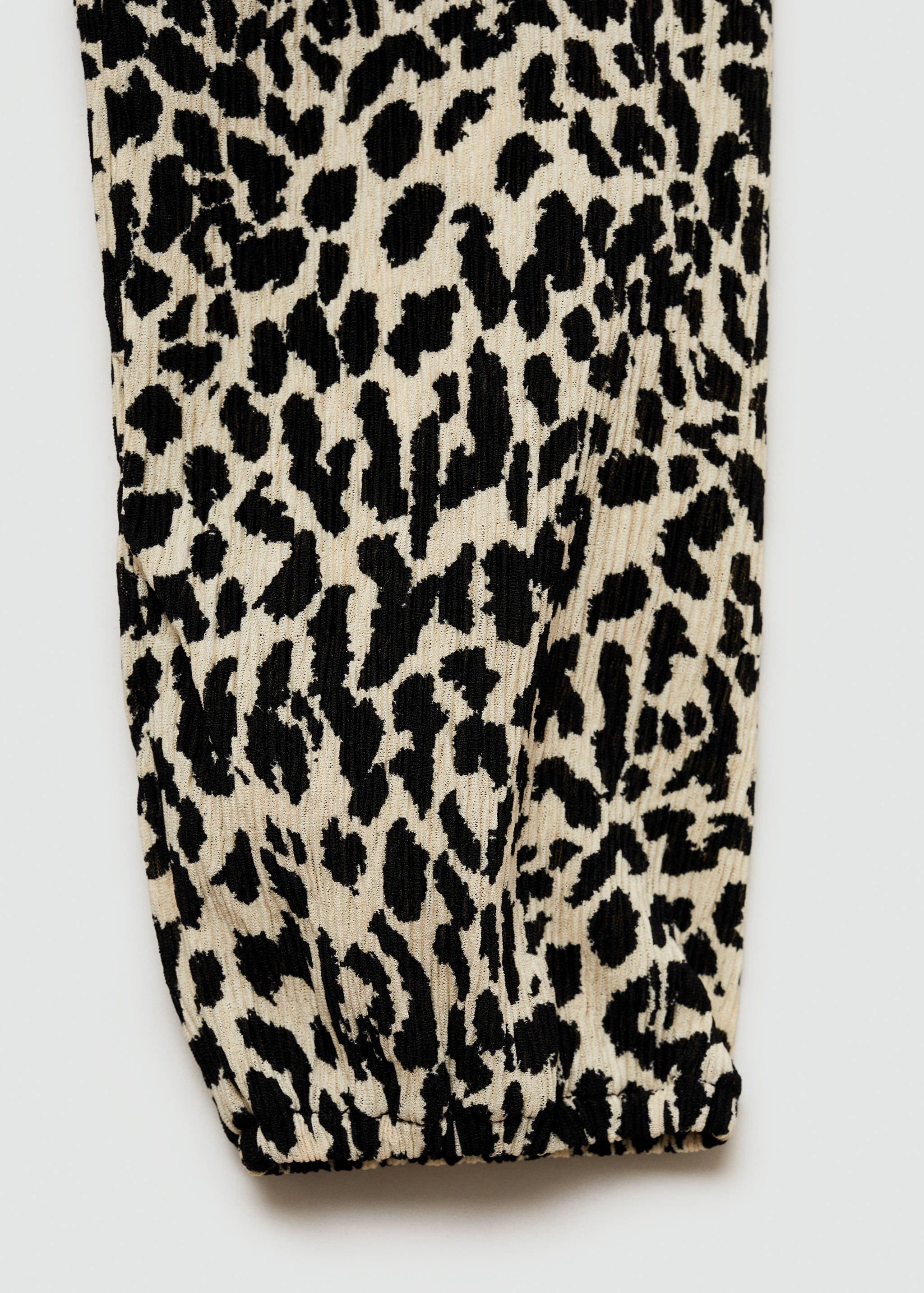 Leopard-print long dress - Détail de l'article 0