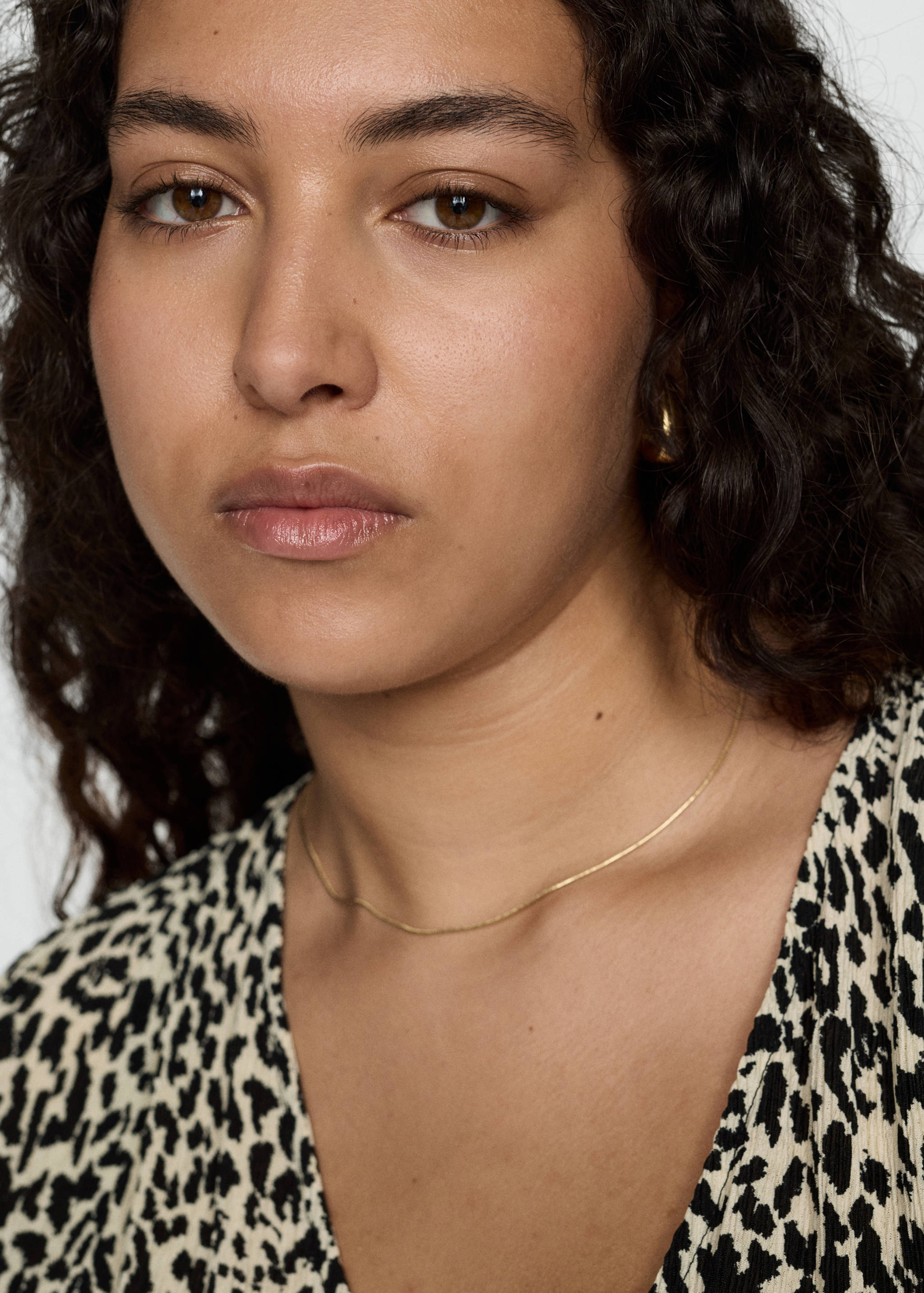 Leopard-print long dress - Détail de l'article 4