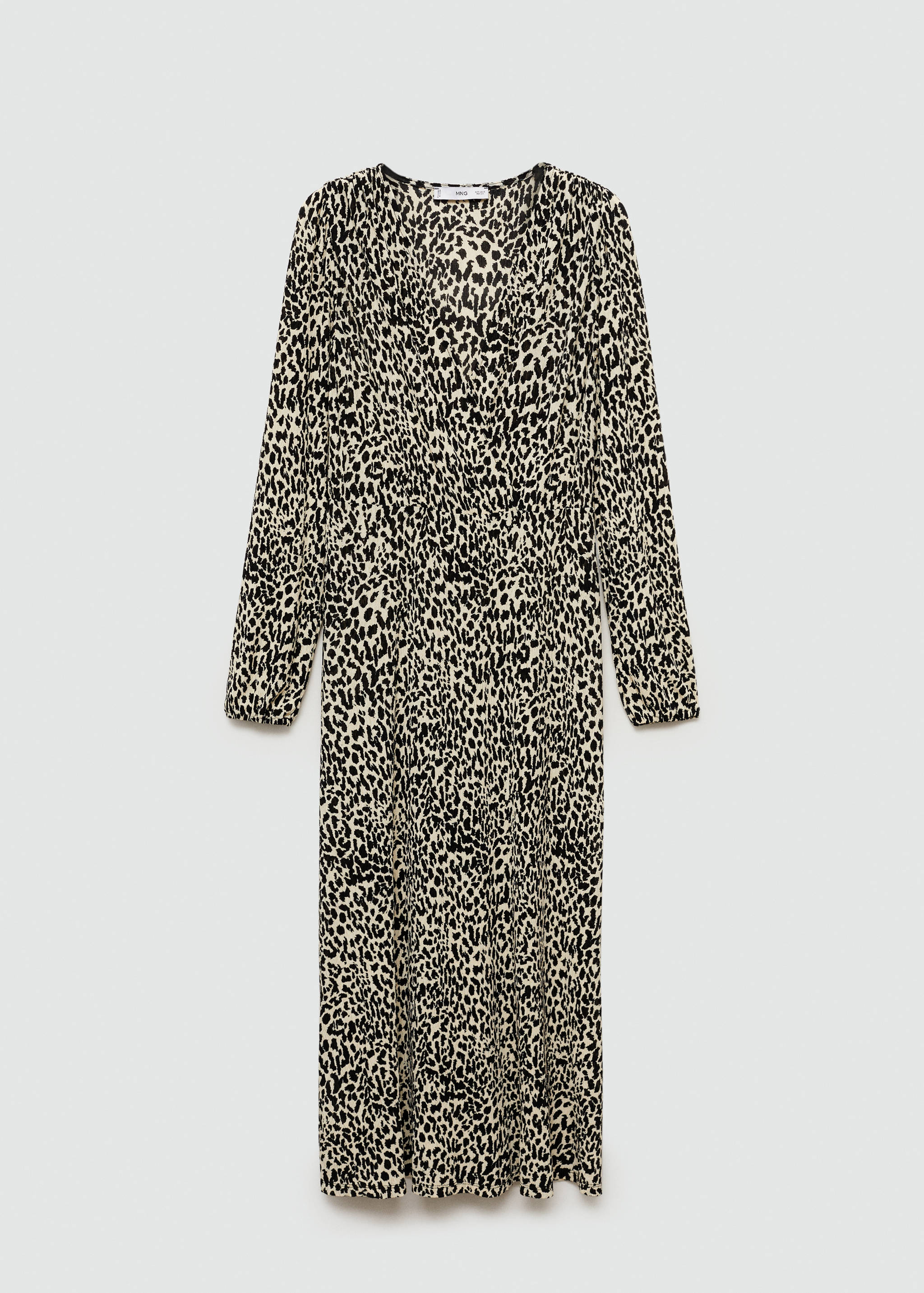 Leopard-print long dress - Article without model