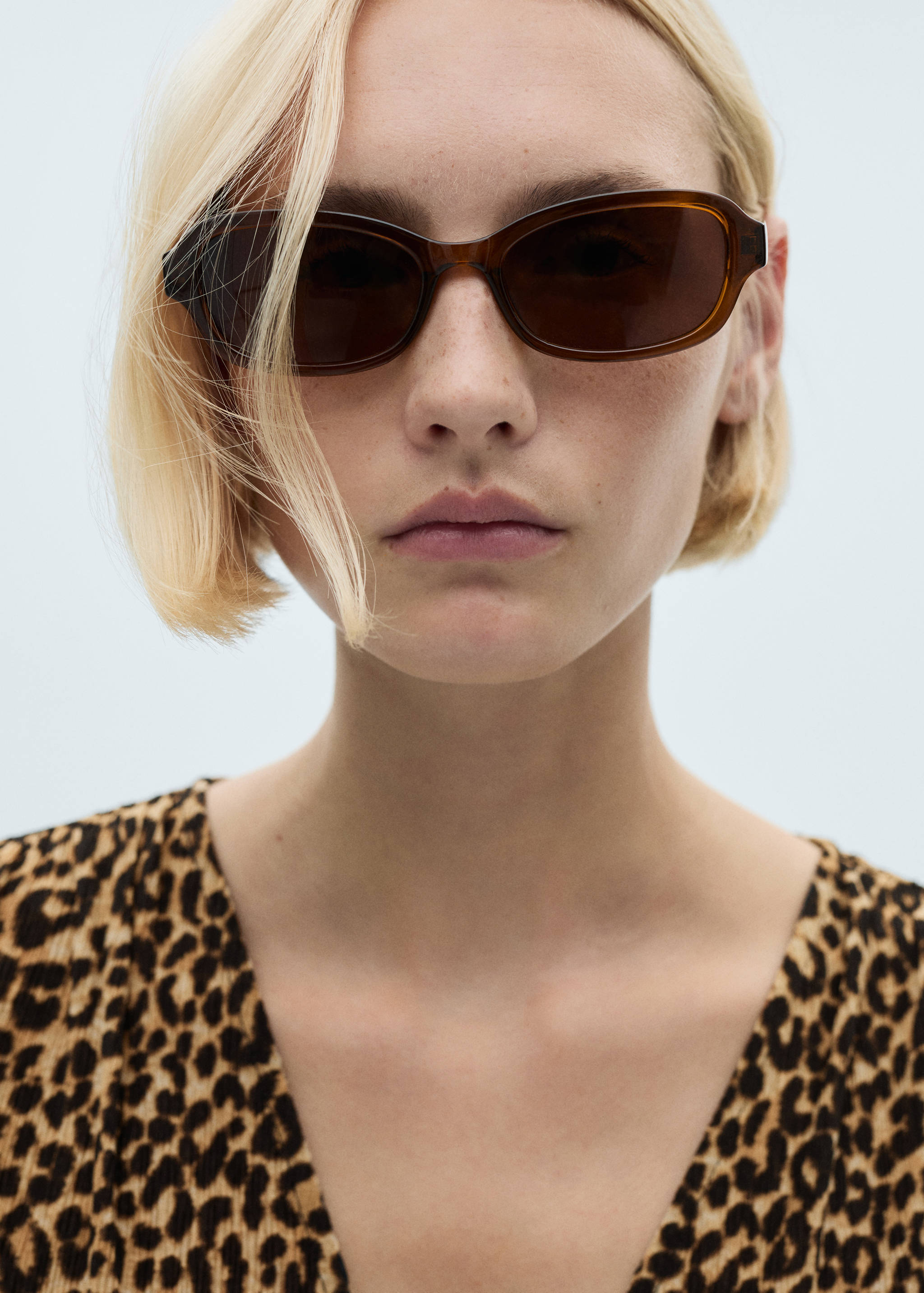 Leopard-print long dress - Détail de l'article 1