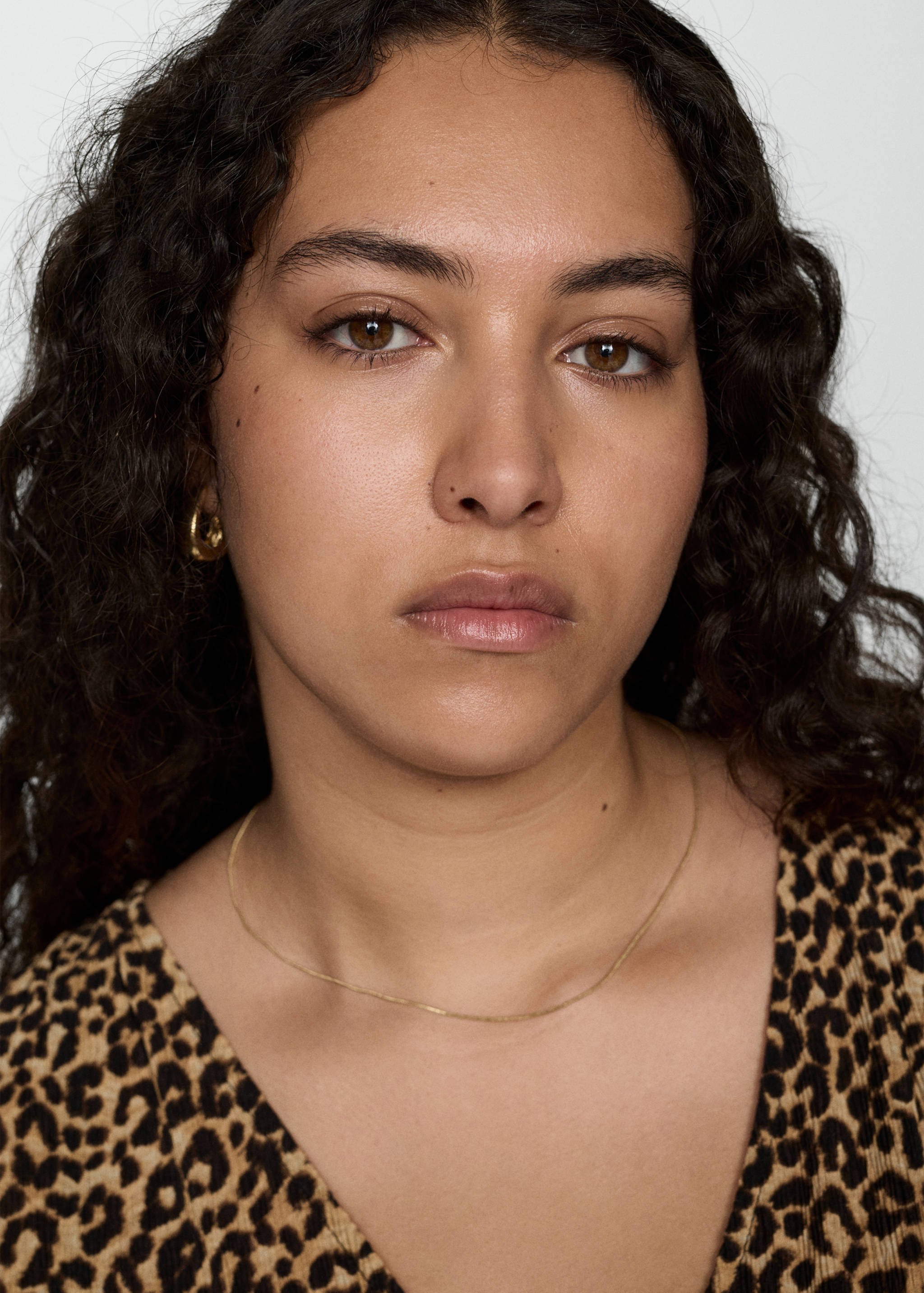 Leopard-print long dress - Détail de l'article 4