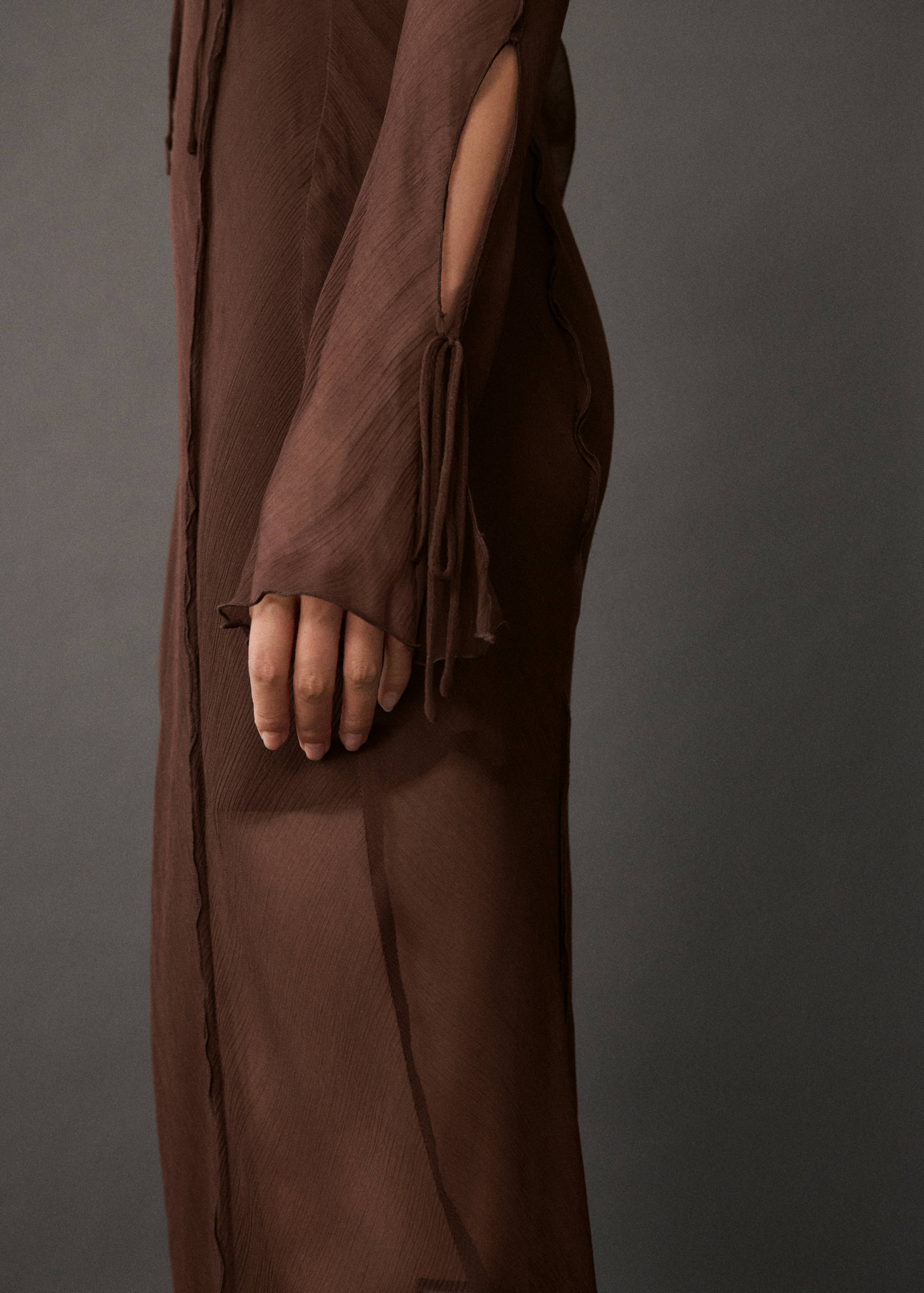 Vestido gasa evasé - Details of the article 6