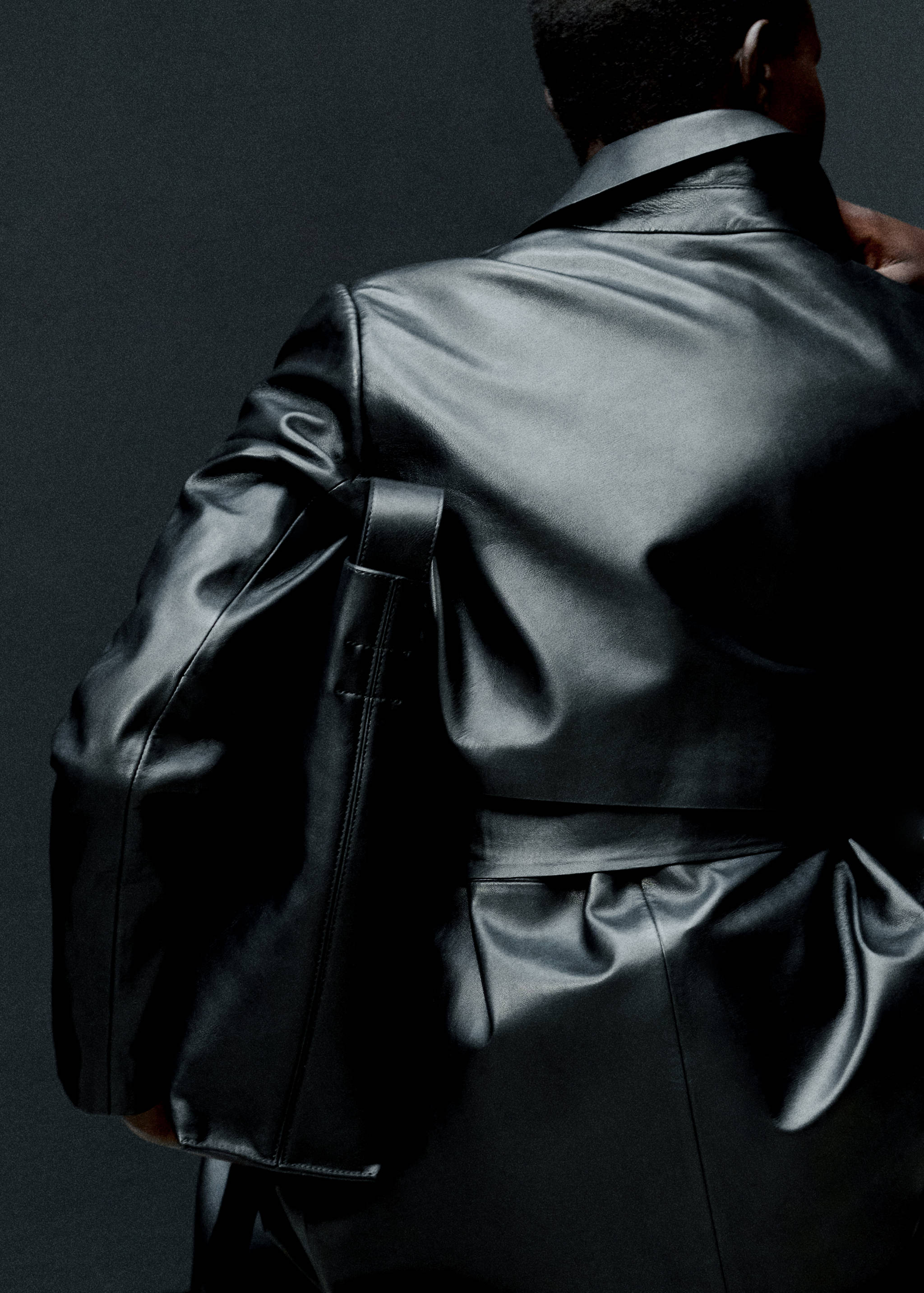 Trench cuir ceinture - Détail de l'article 9