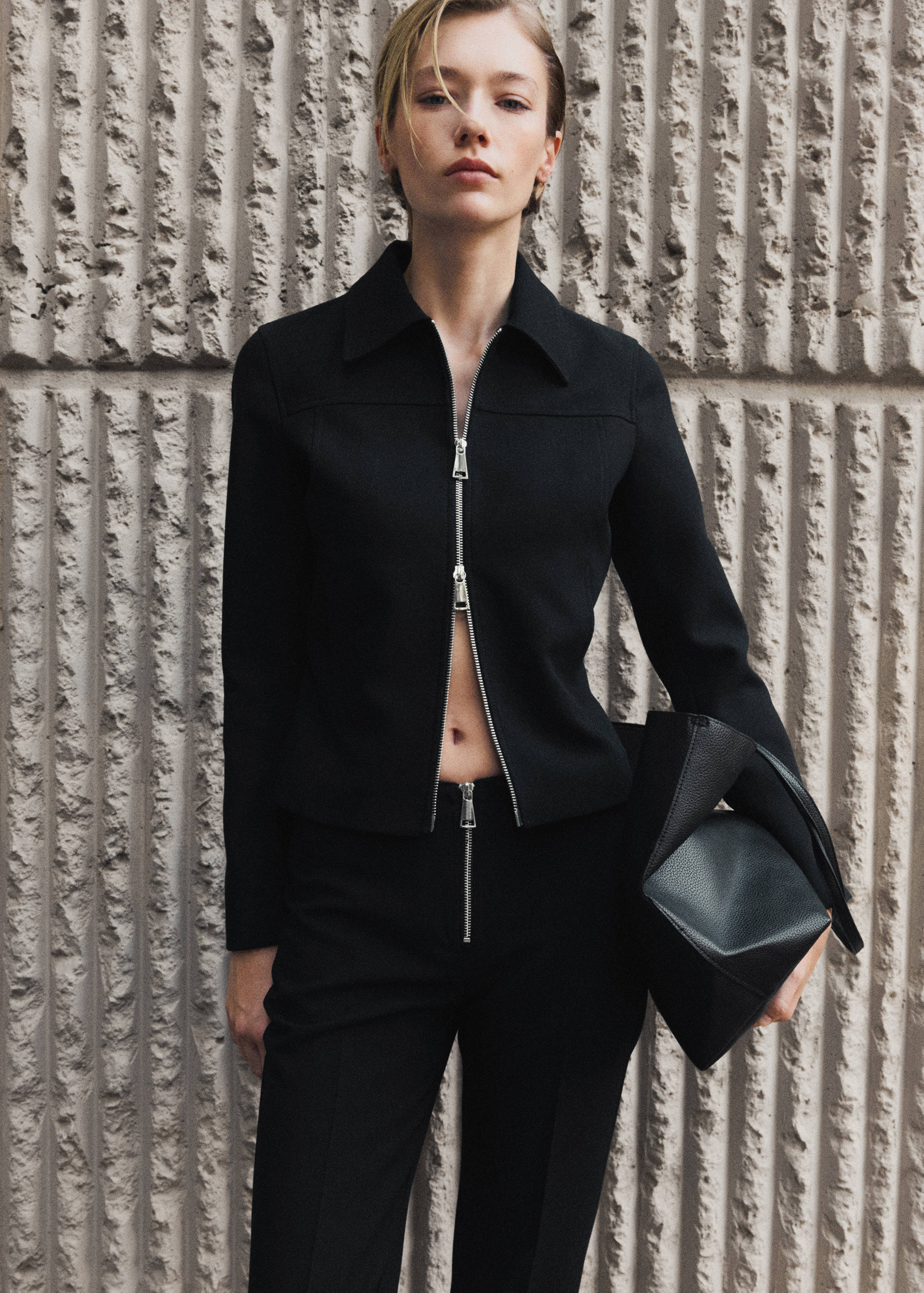 Jacket with double zip - Details of the article 6