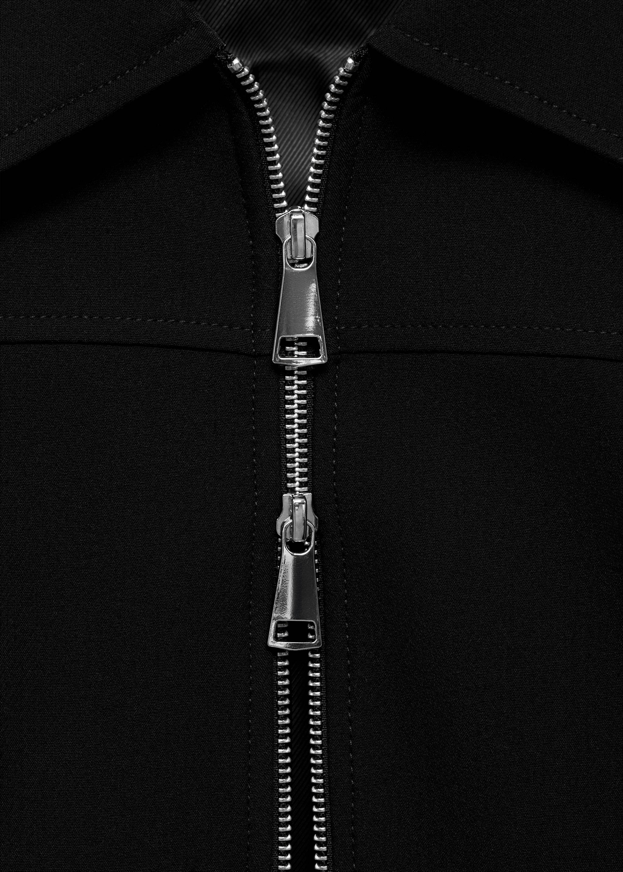 Jacket with double zip - Details of the article 8