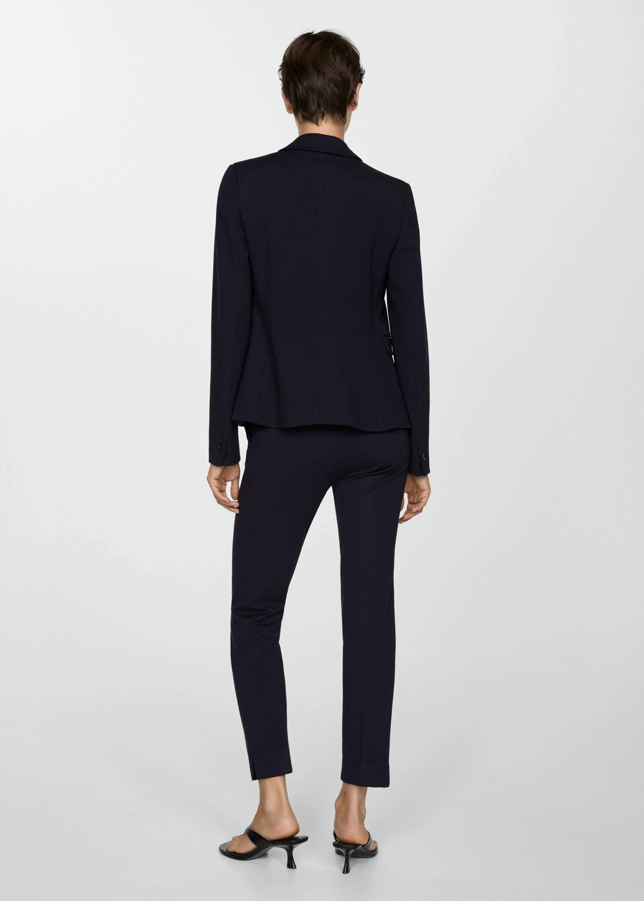 Rome-knit straight trousers - Reverse of the article