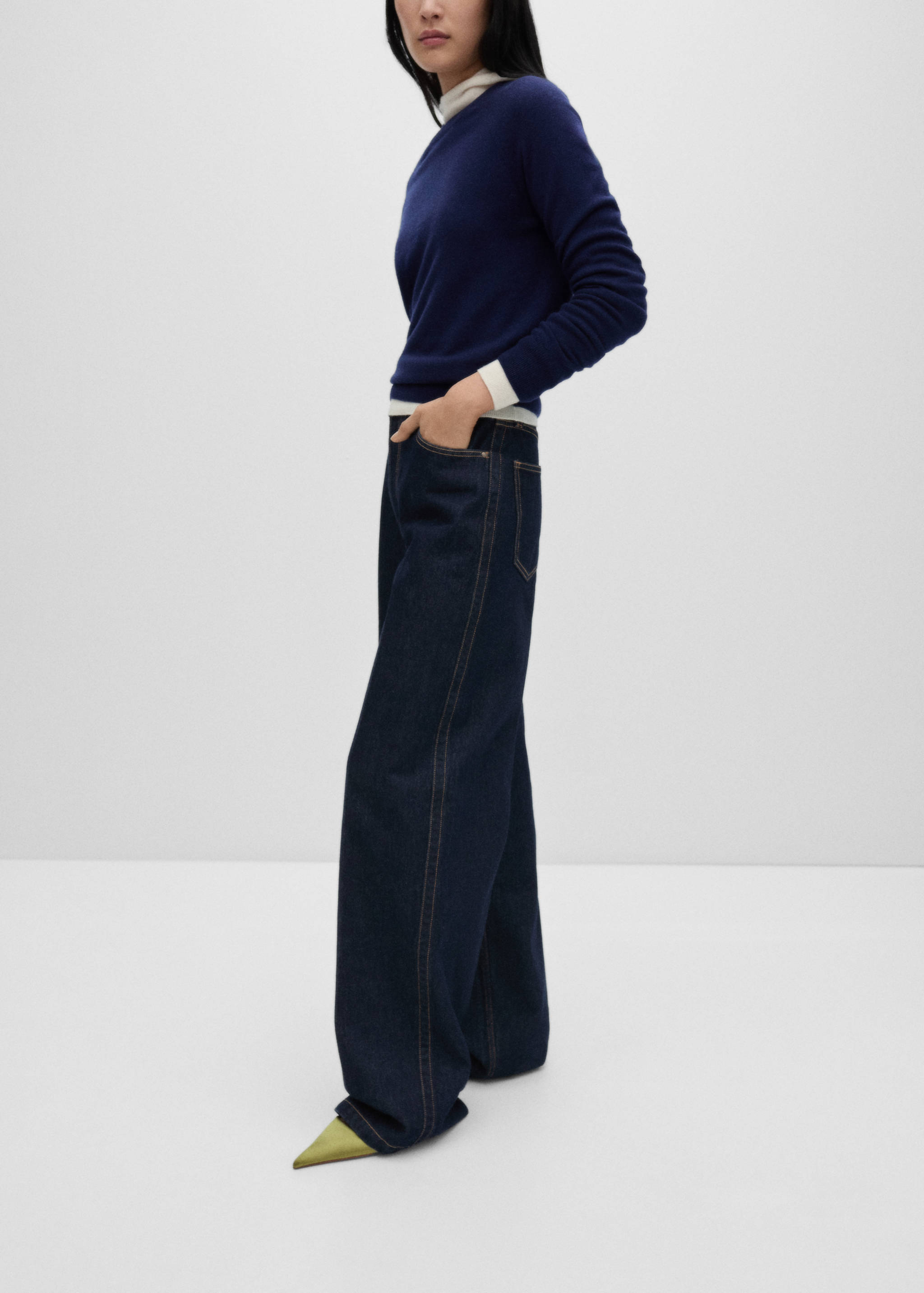 Jeans wide leg rinse wash - Detalle del artículo 6